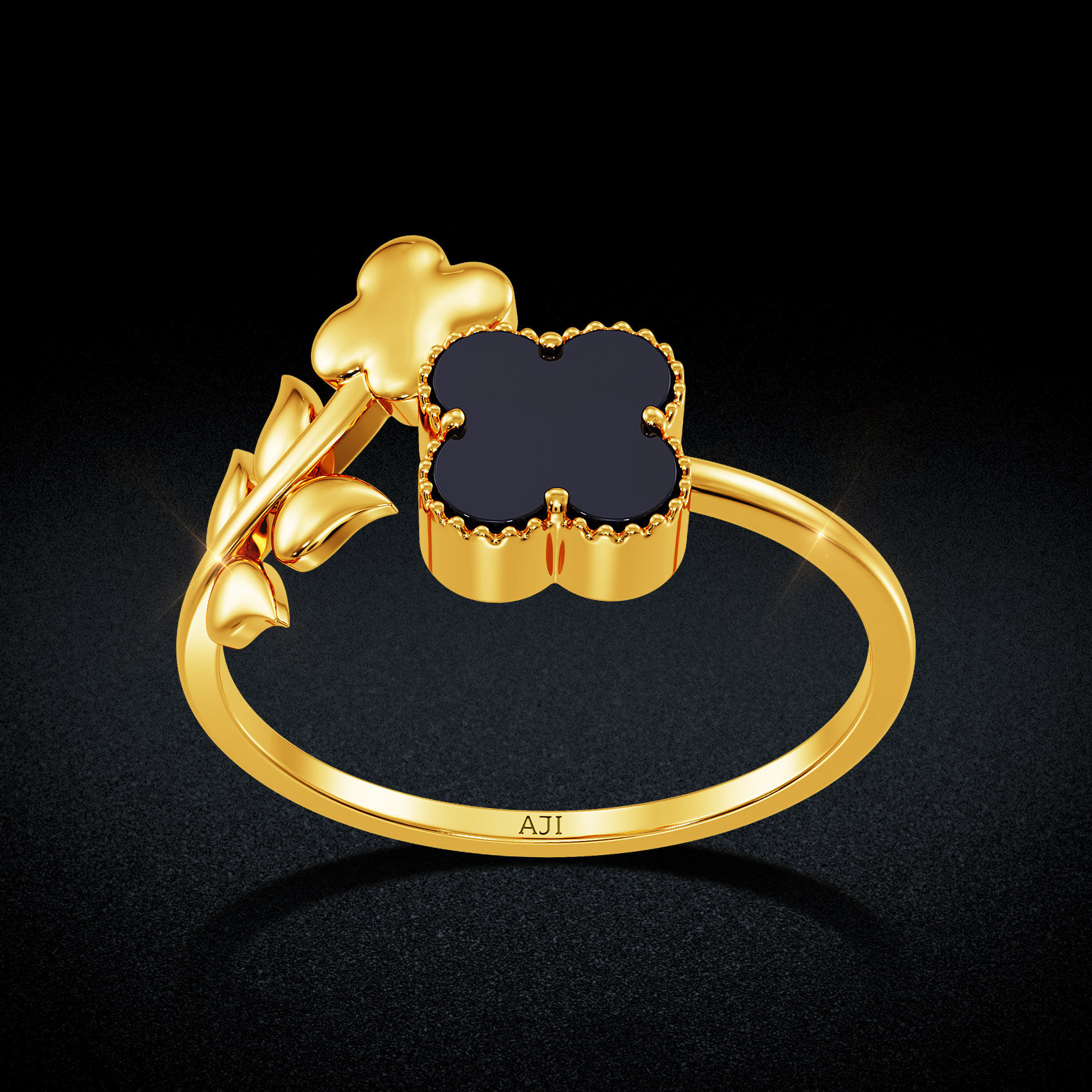 Floret Gold Women Ring image