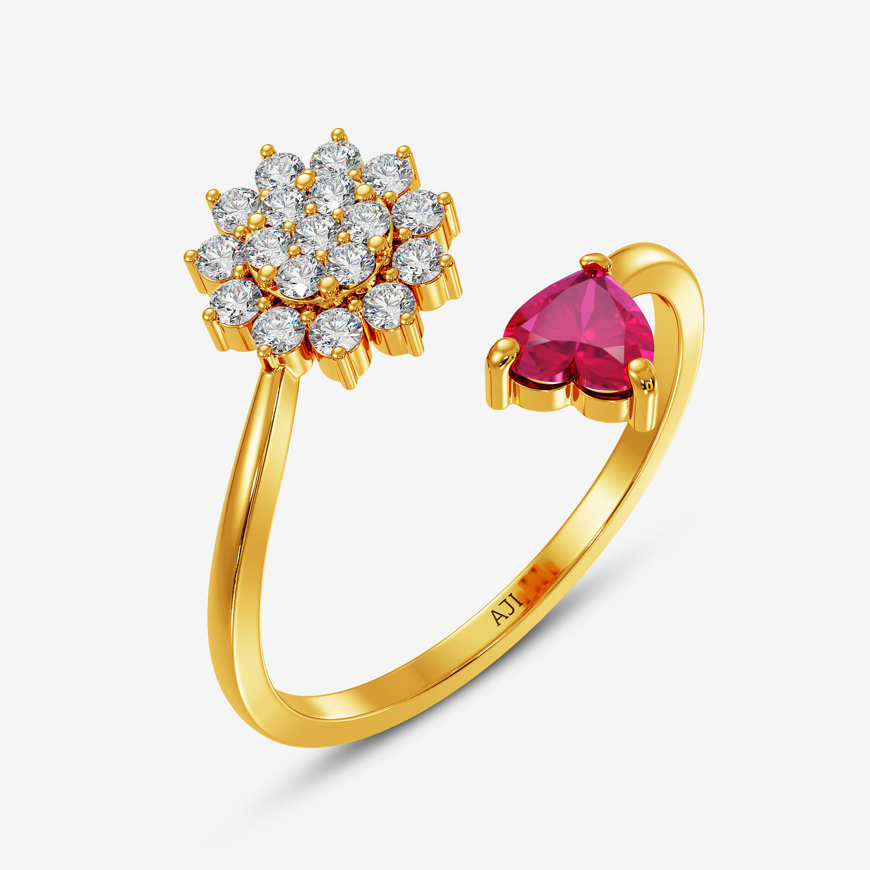 Bud Gold Women Ring