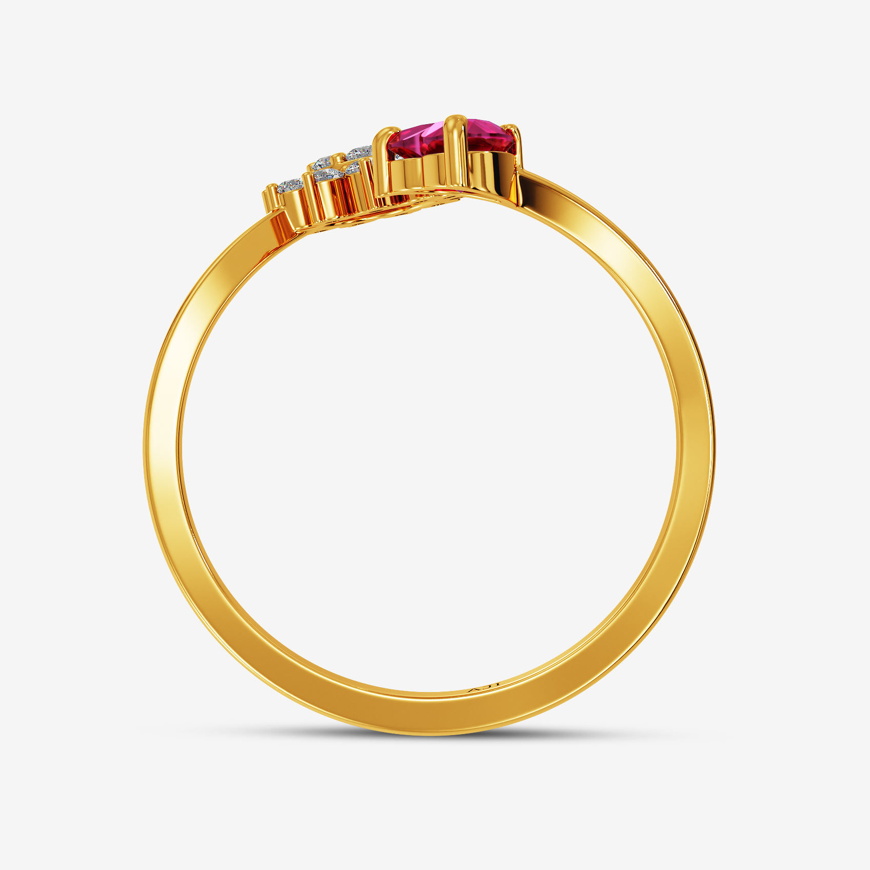 Bud Gold Women Ring alternate view 3