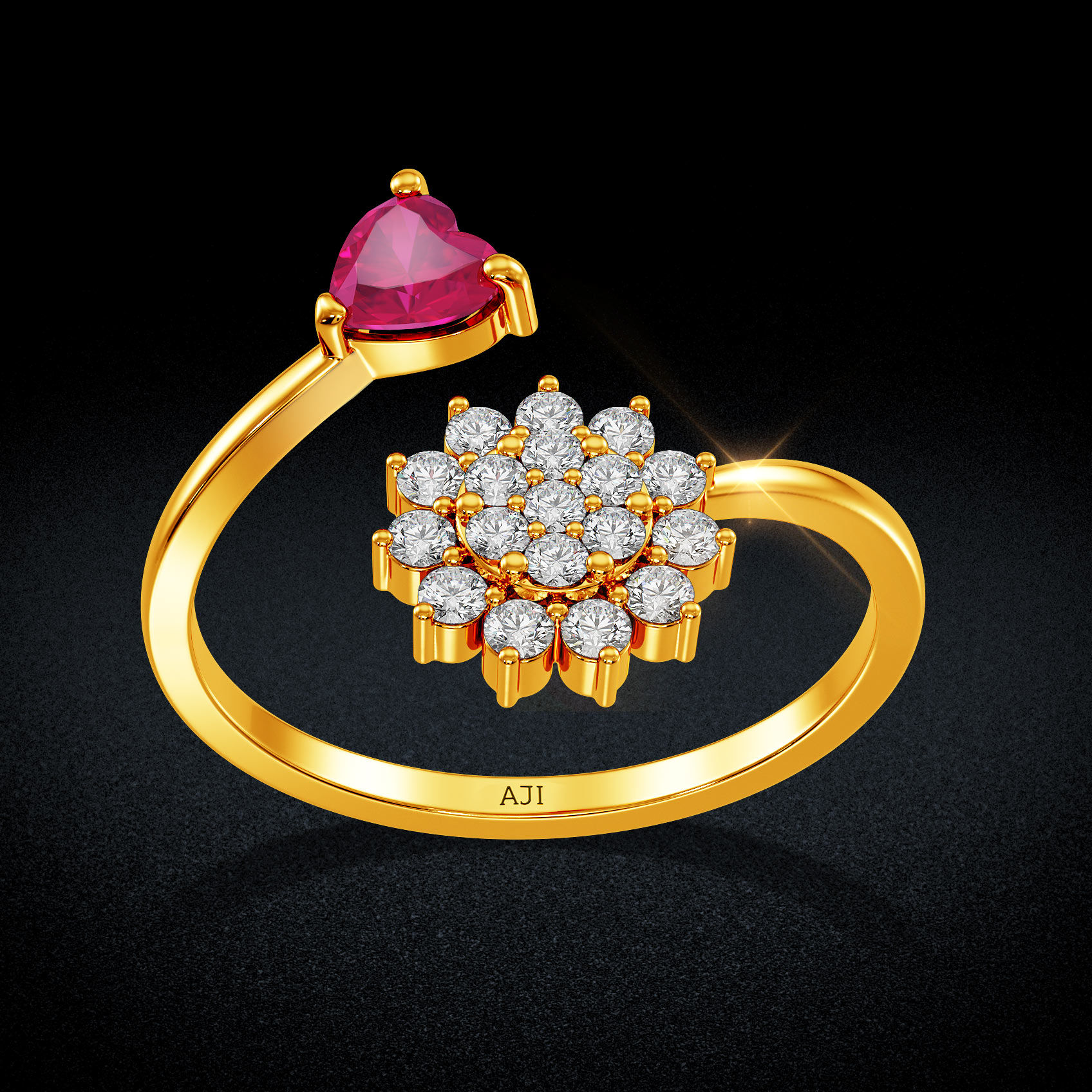 Bud Gold Women Ring image