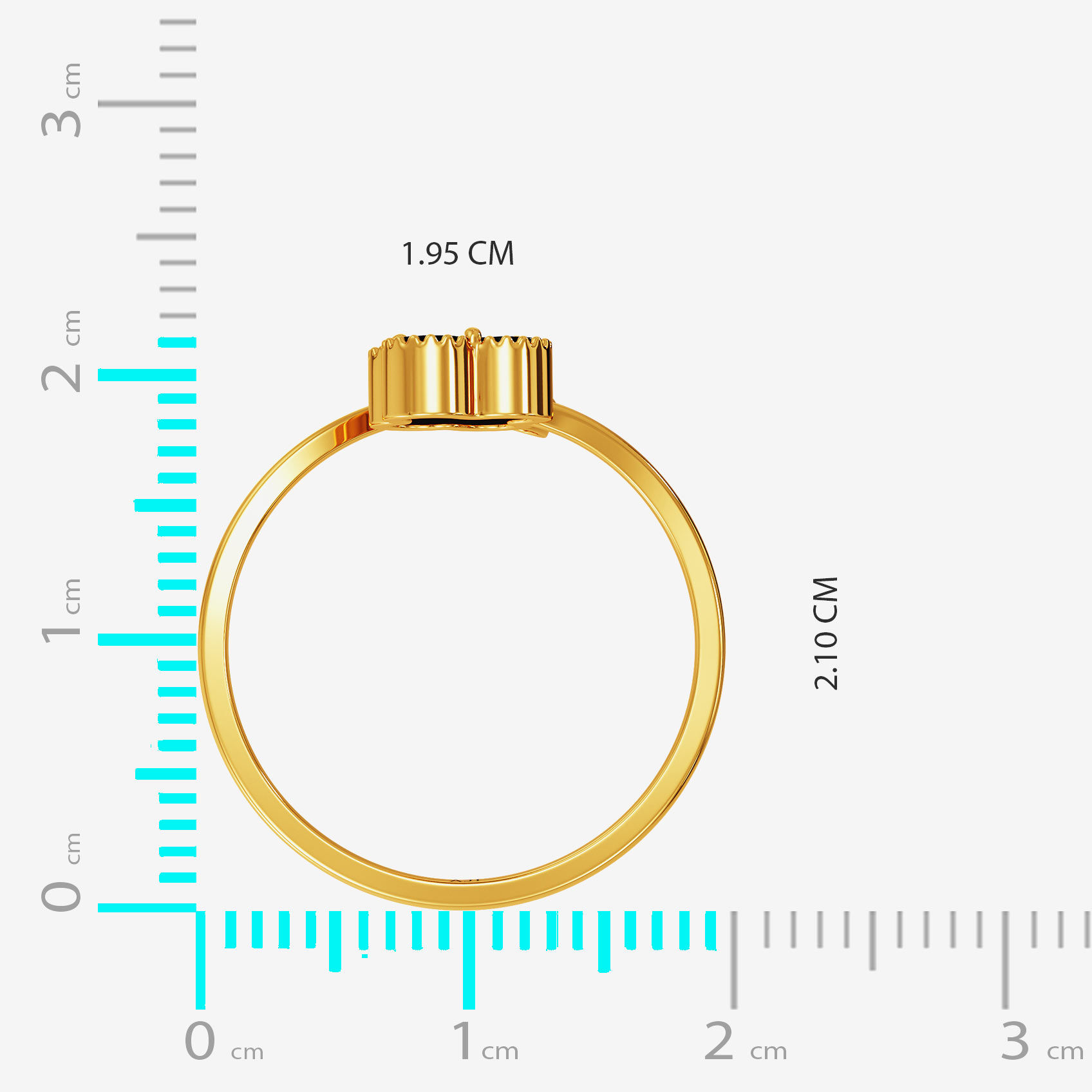 Esteem Gold Women Ring image