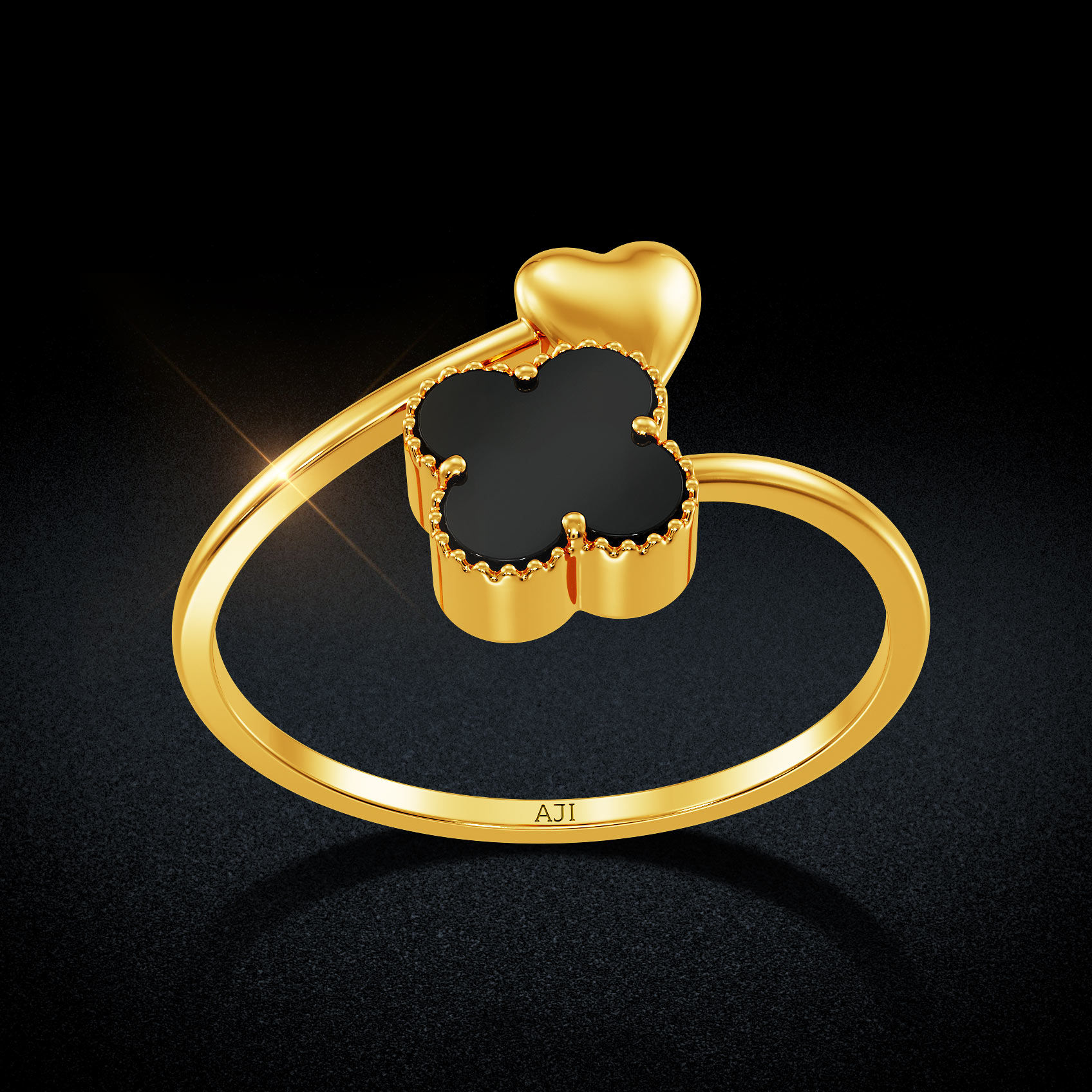 Esteem Gold Women Ring image