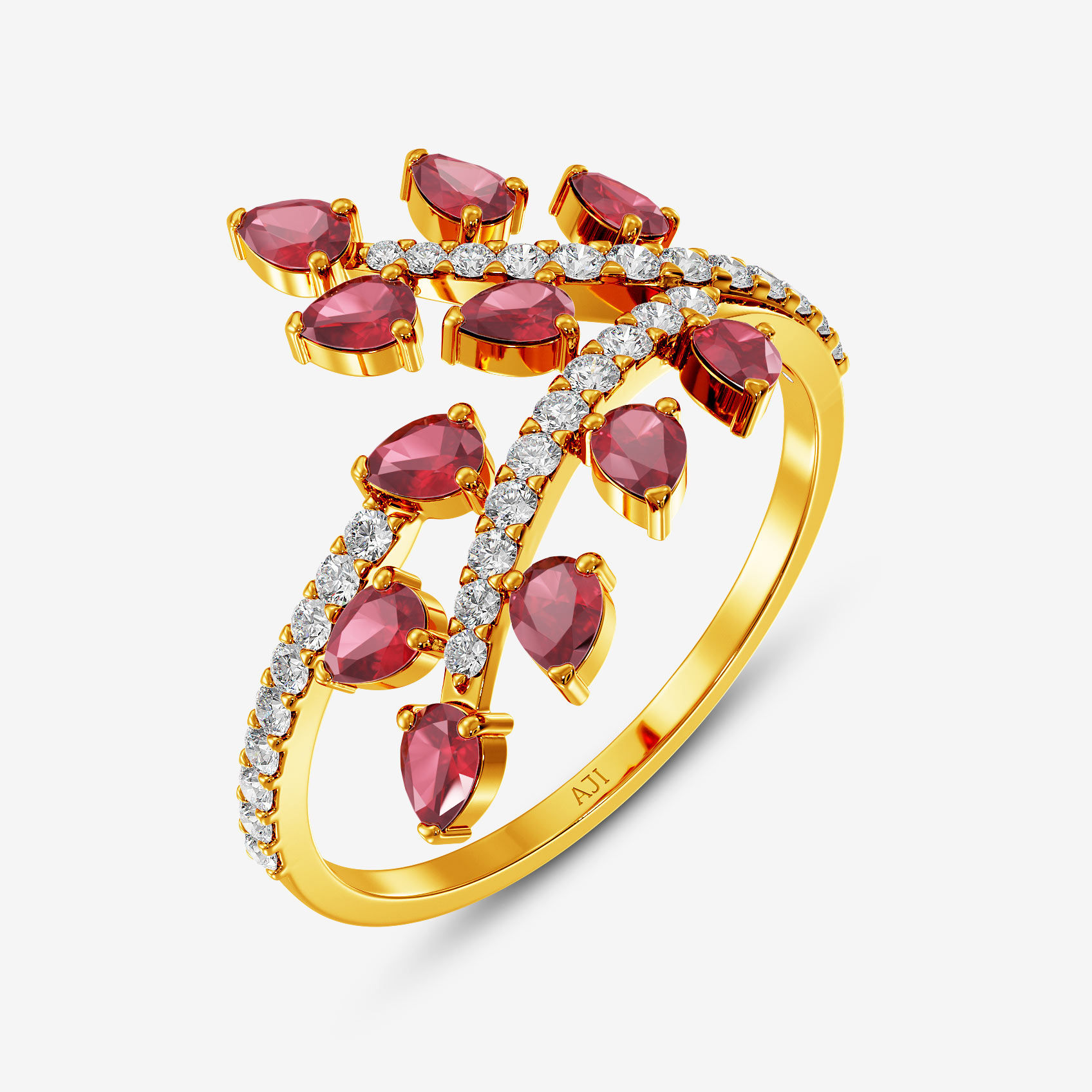 Wreath Gold Women Ring