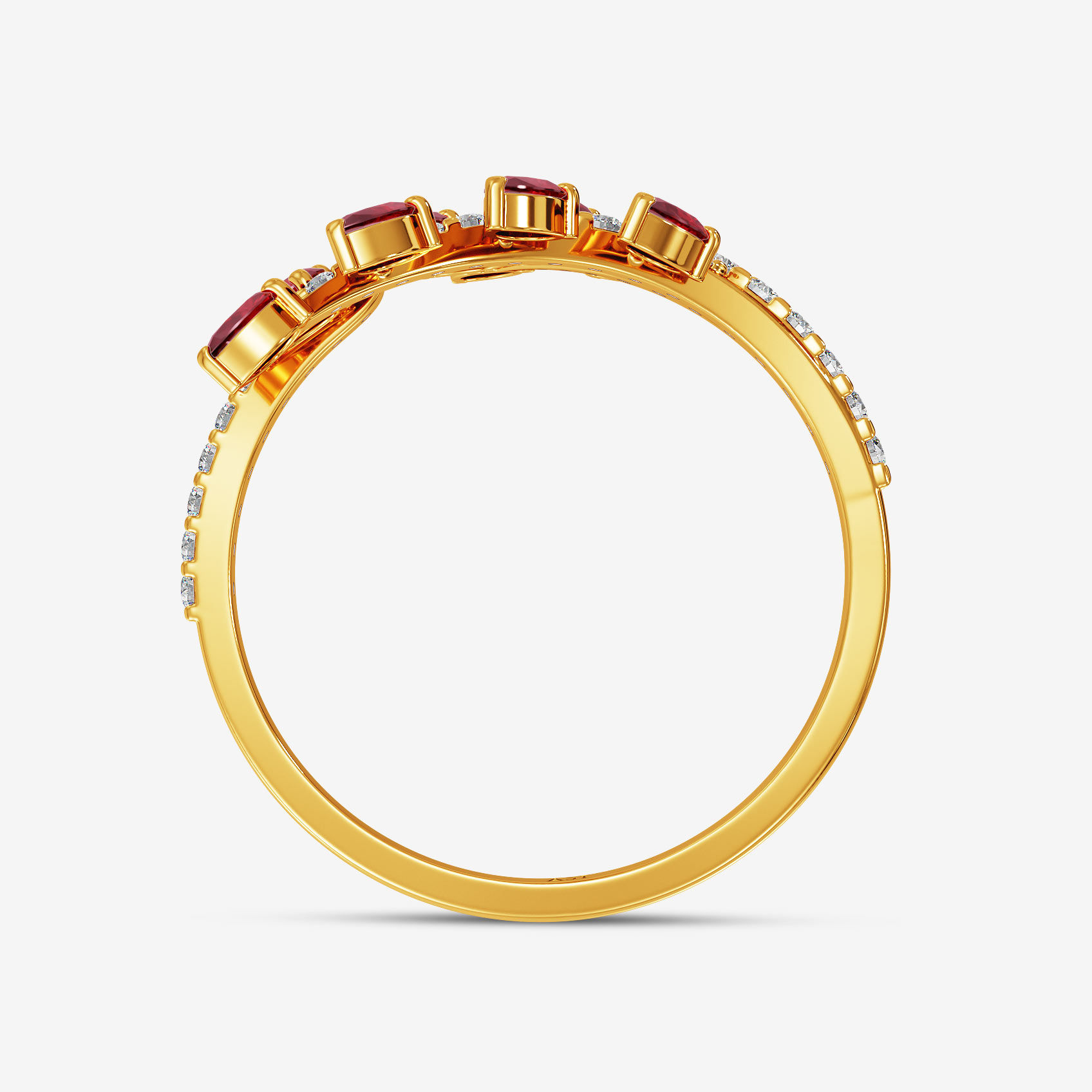 Wreath Gold Women Ring alternate view 3