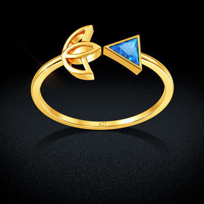 Isosceles Gold Women Ring alternate view 2