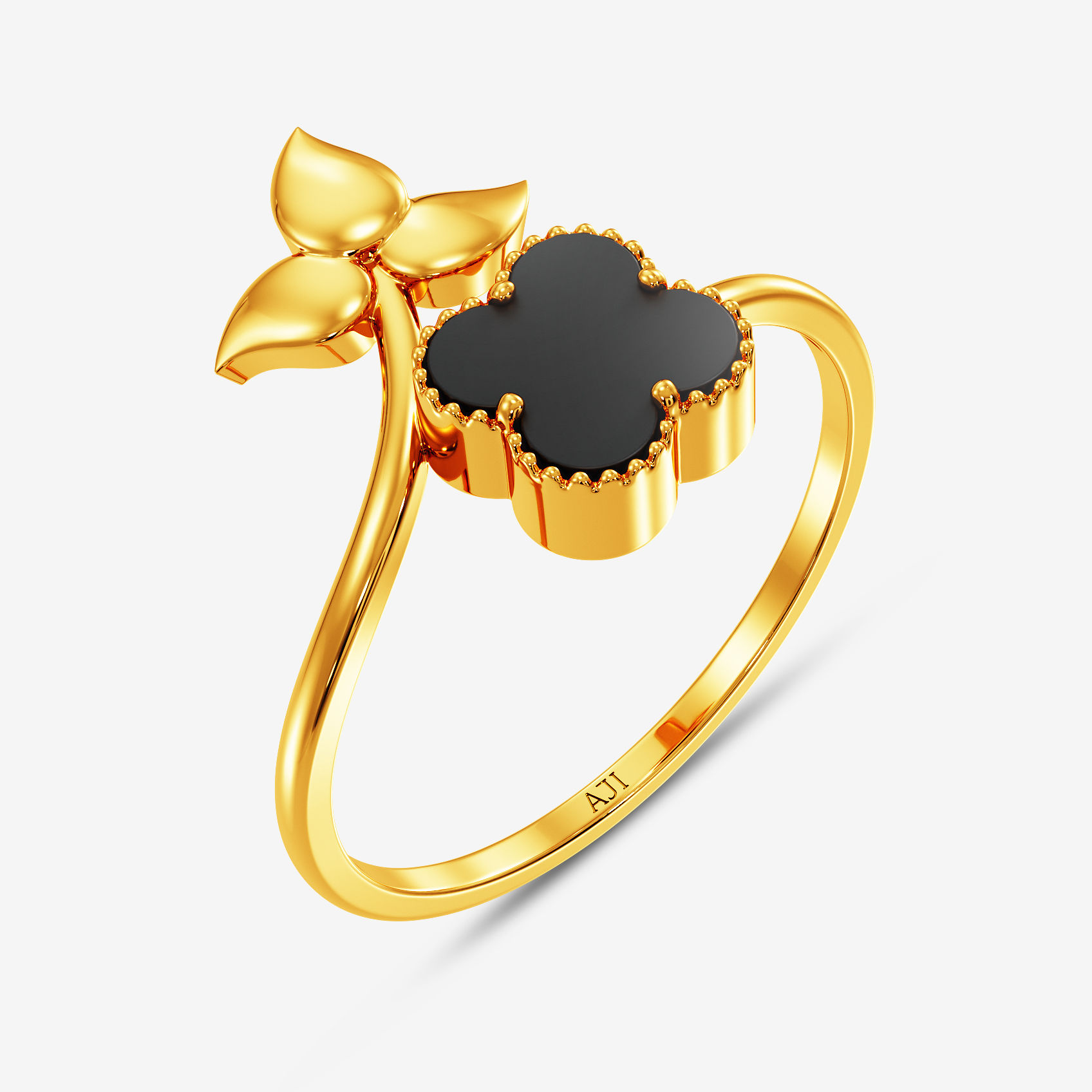 Rosette Gold Women Ring