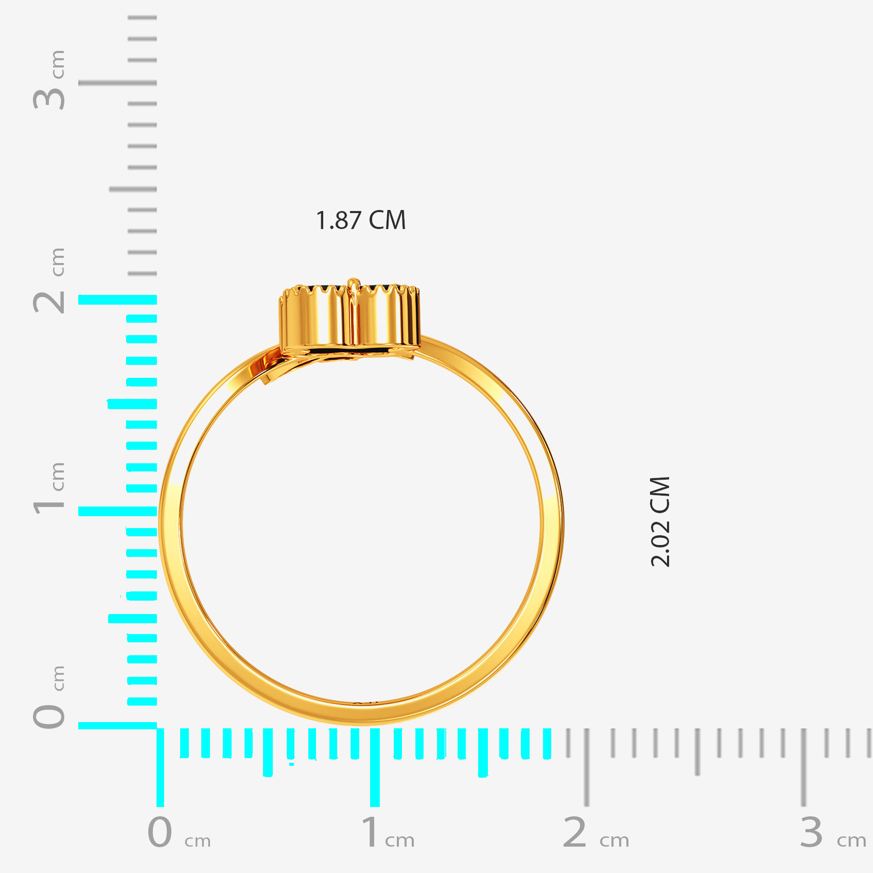 Rosette Gold Women Ring image