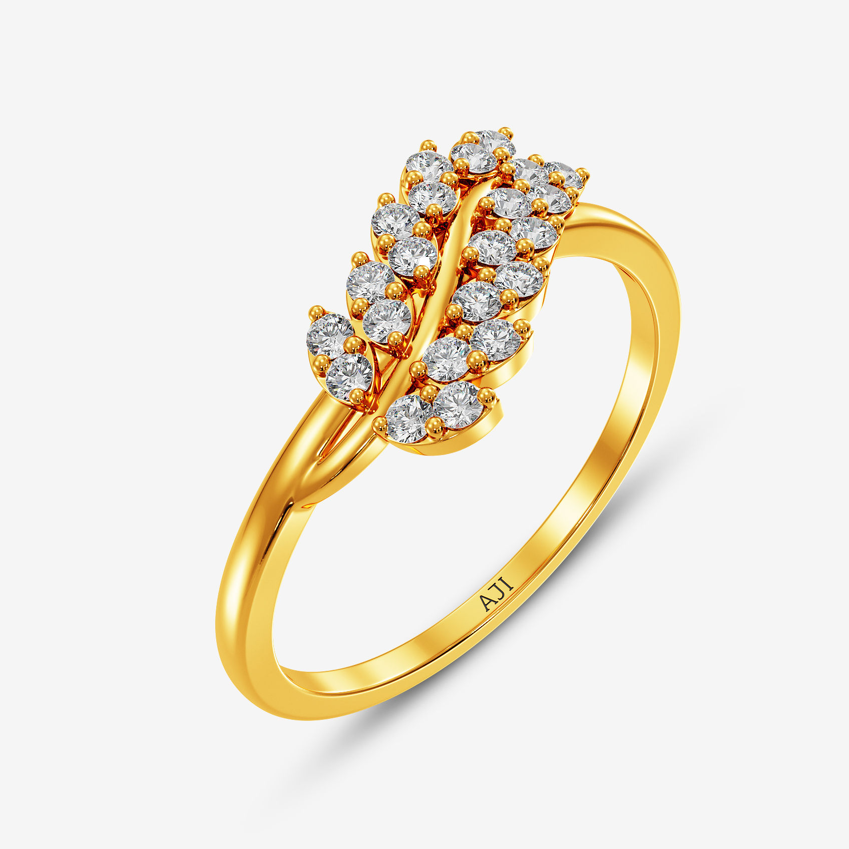 Leaf Gold Women Ring