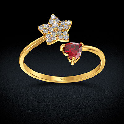 Aster Gold Women Ring alternate view 2