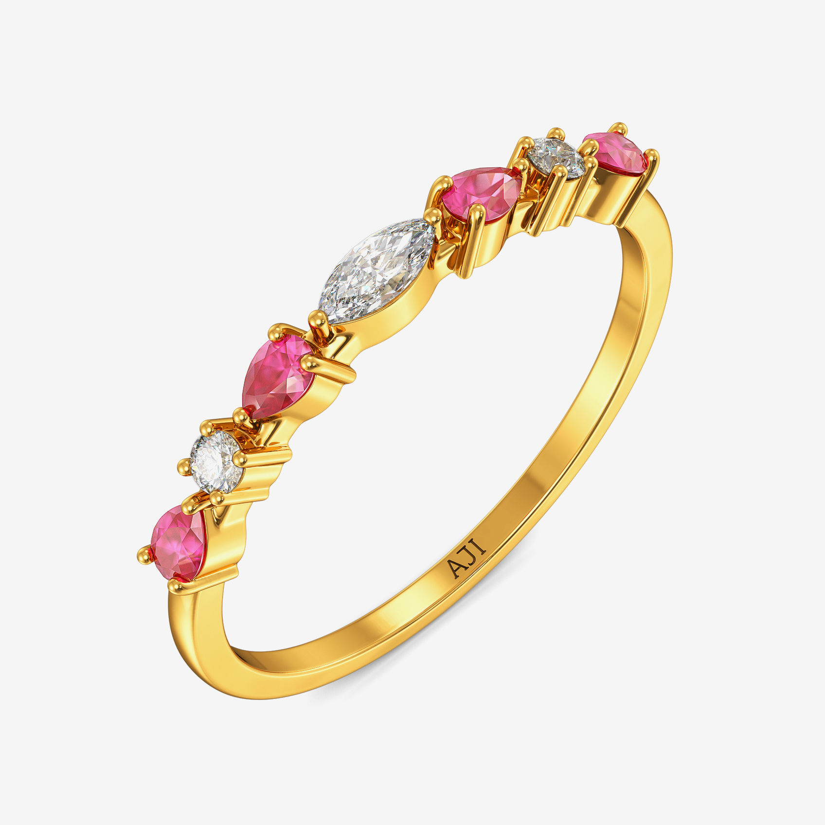 Shimmering Gold Women Ring