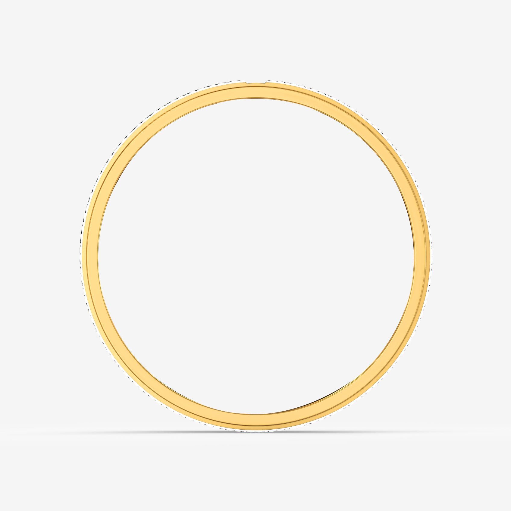 Sovereign Textured Gold Mens Ring alternate view 2