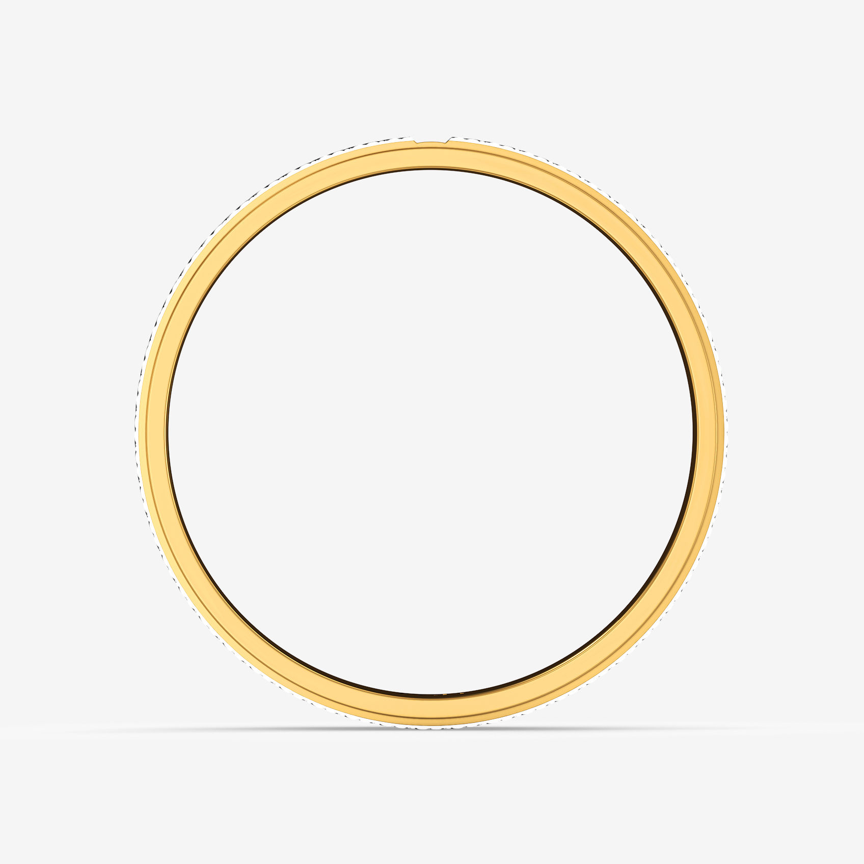 Sovereign Textured Gold Womens Ring alternate view 2