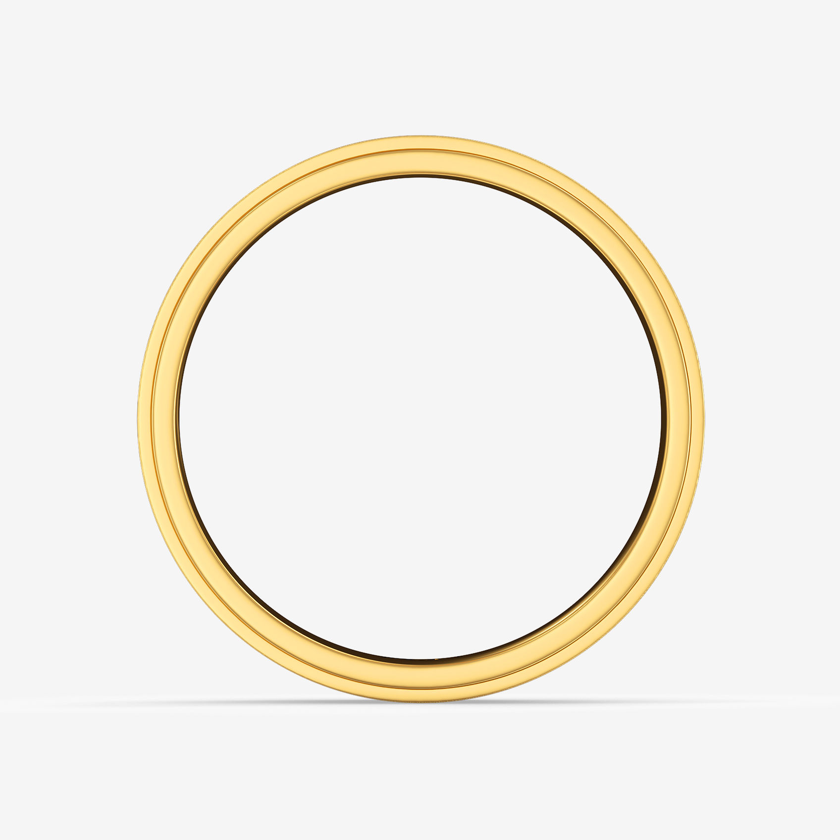 Noble Texture Gold Mens Ring alternate view 2