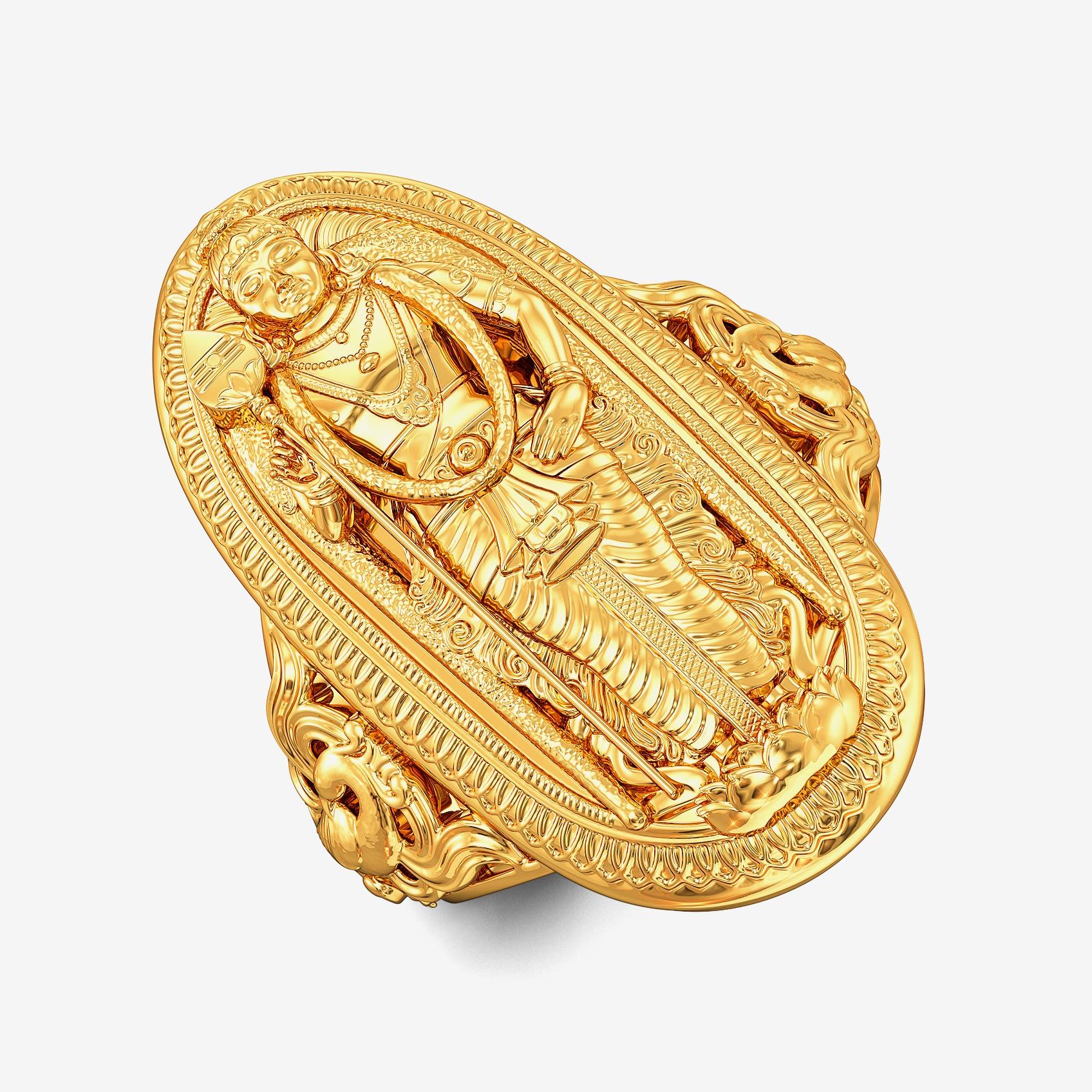 Lord Kartikeya Heritage Gold Ring