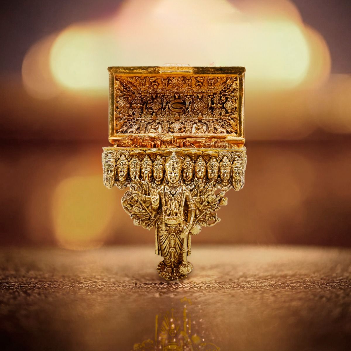 Glorious Vishnu Swaroop Gold Ring alternate view 2