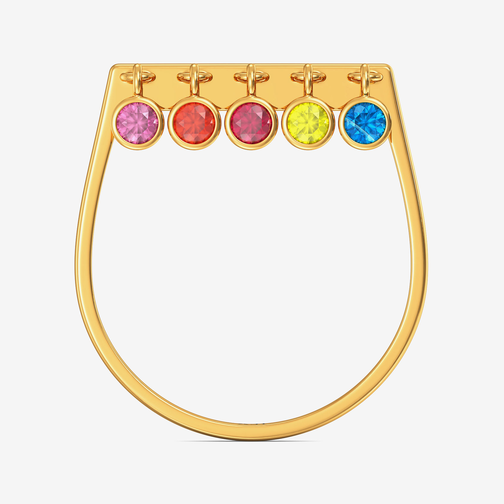 Lustrous Floating Dew Gold Ring alternate view 2