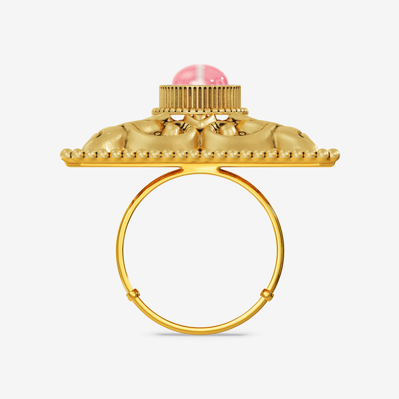 Petal Enclave Gold Ring alternate view 1