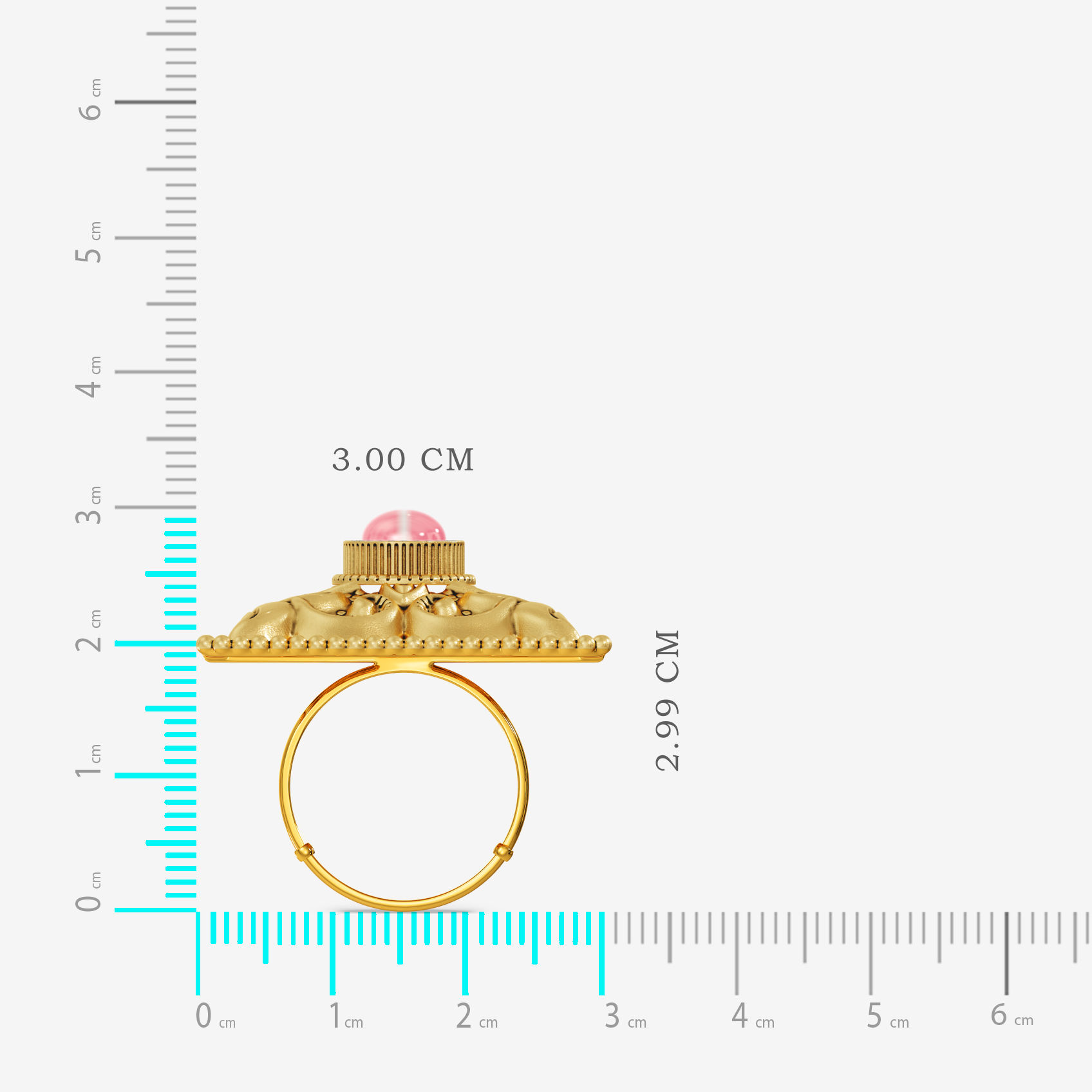 Petal Enclave Gold Ring alternate view 3