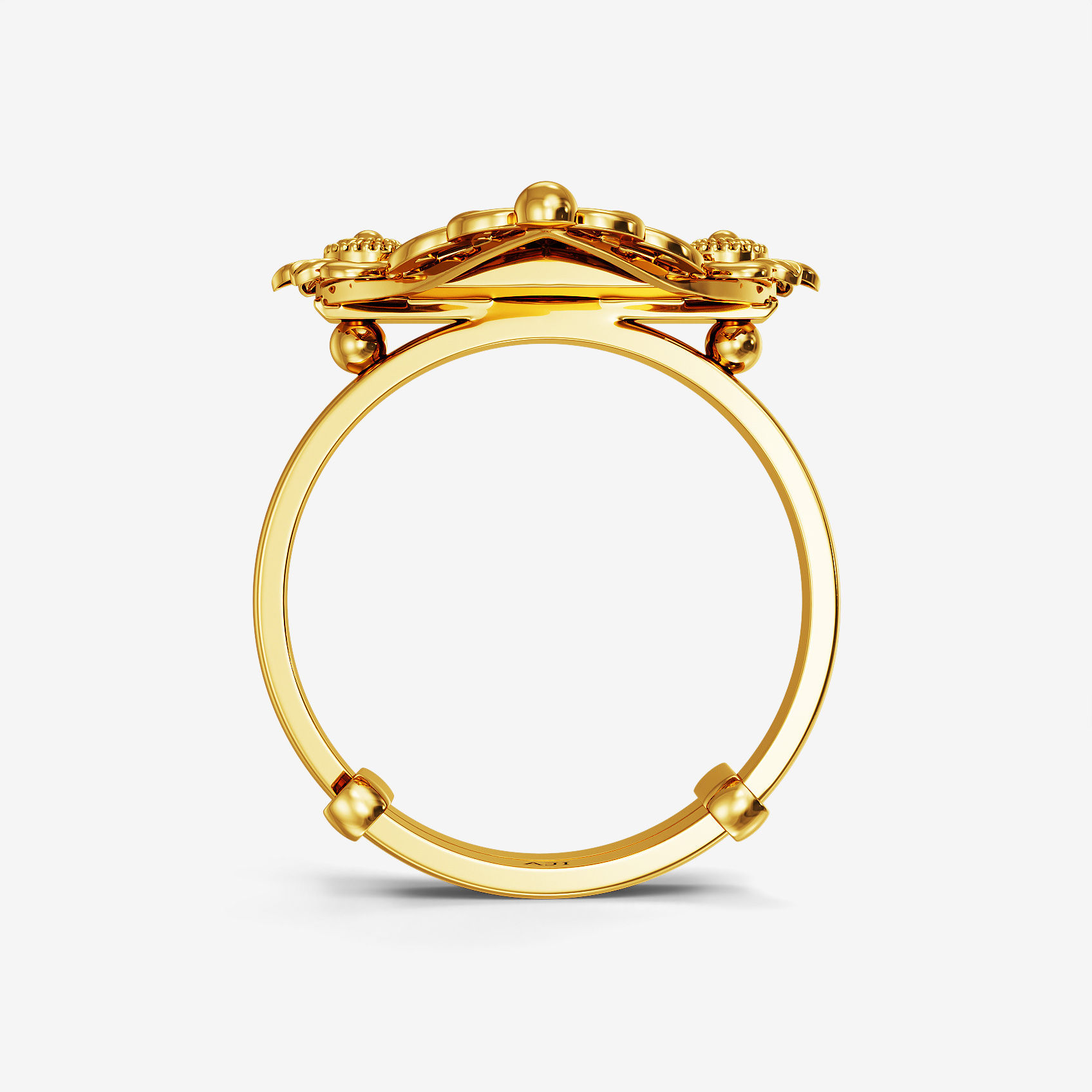 Ethereal Filigree Gold Ring alternate view 1