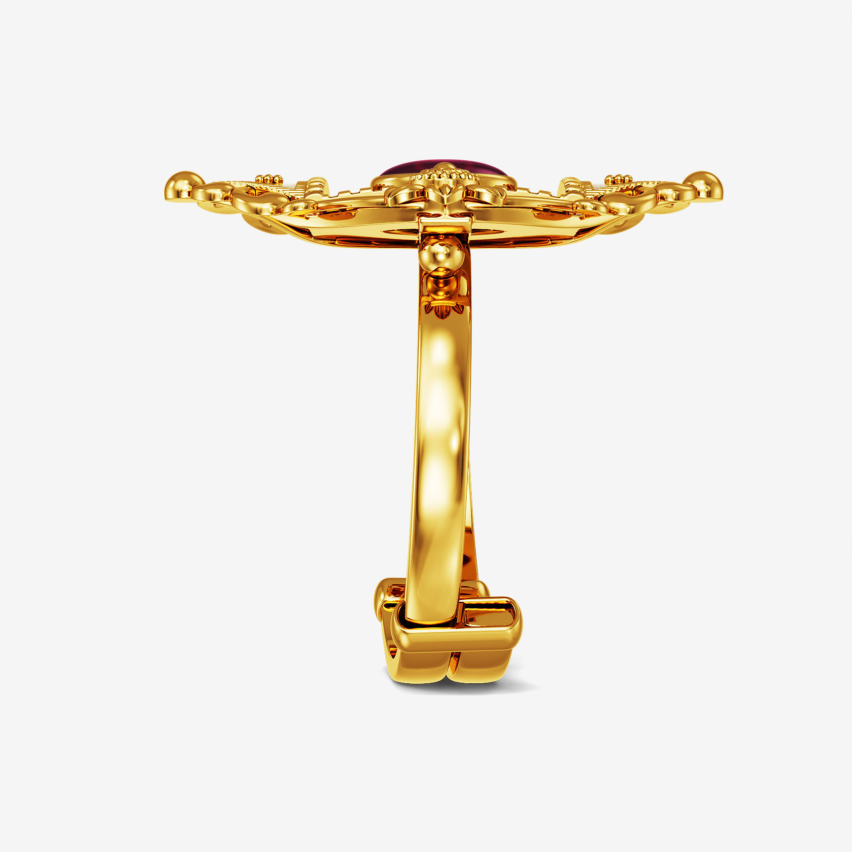 Ethereal Filigree Gold Ring alternate view 2