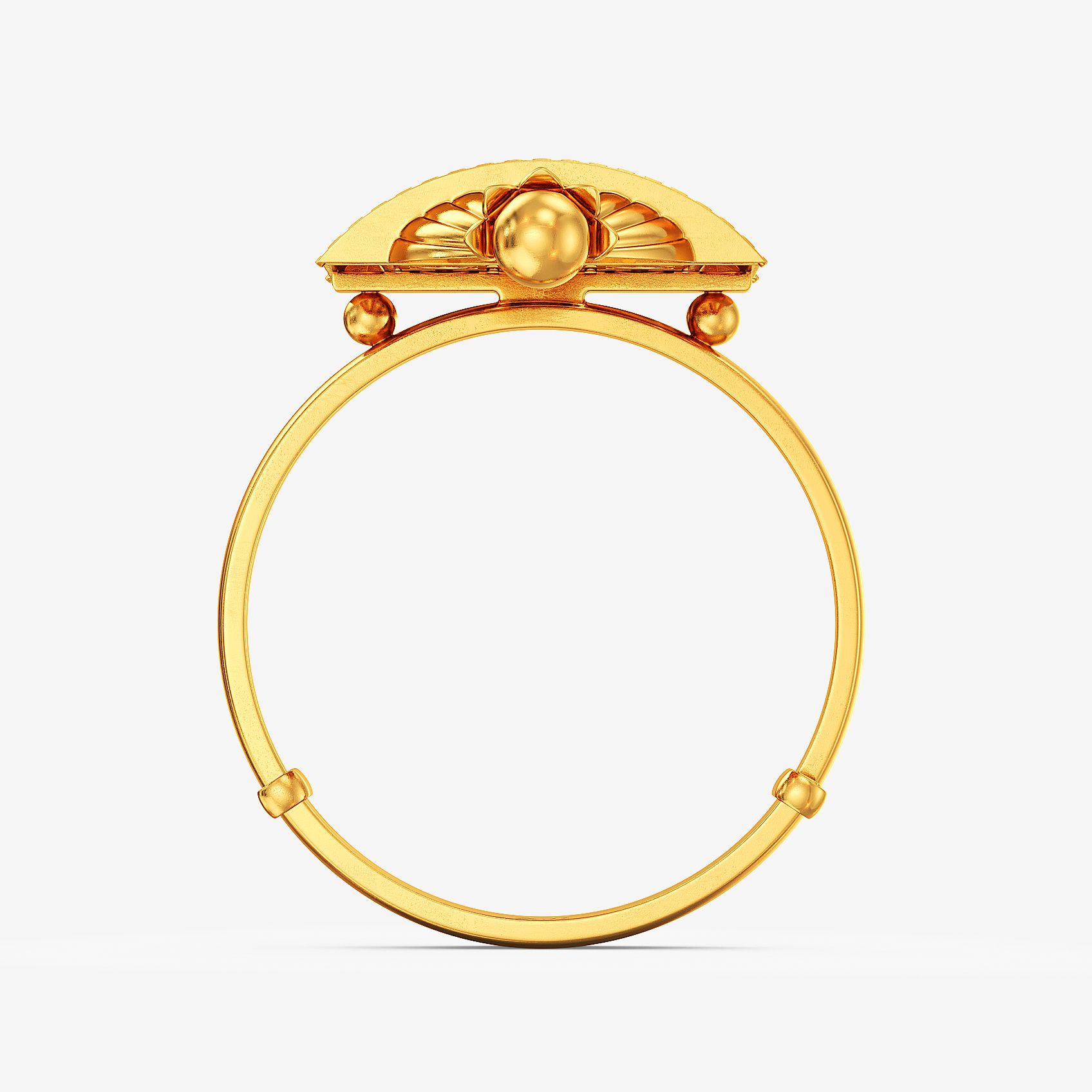 Ornate Jali Gold Ring alternate view 2