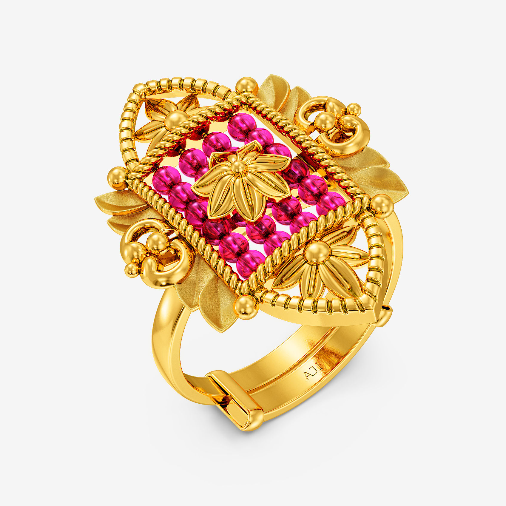 Ethereal Veins Gold Ring