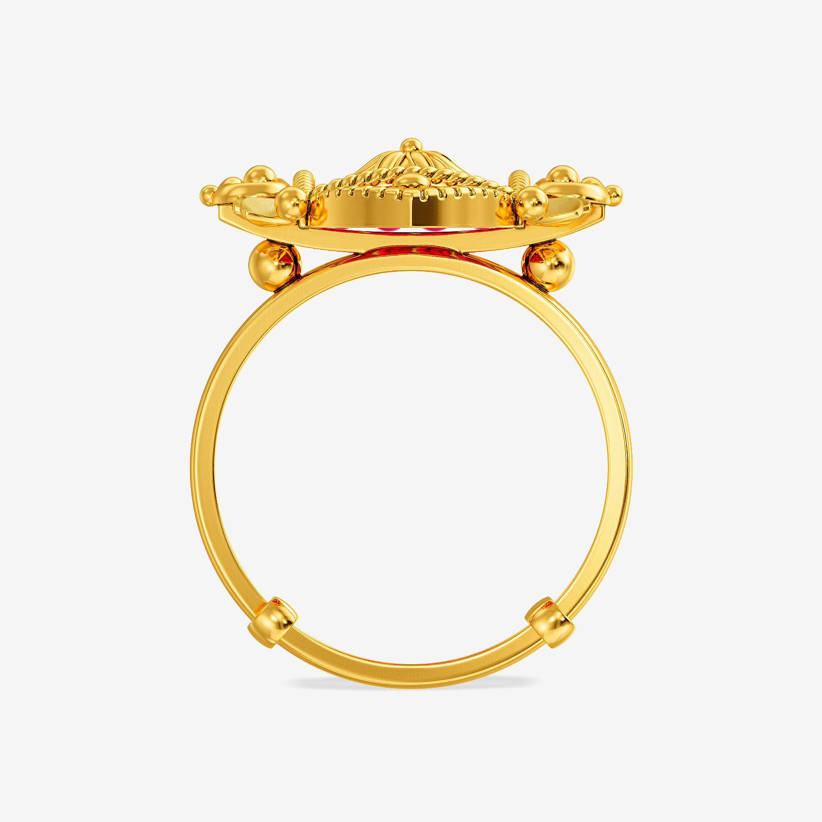 Ethereal Veins Gold Ring alternate view 1