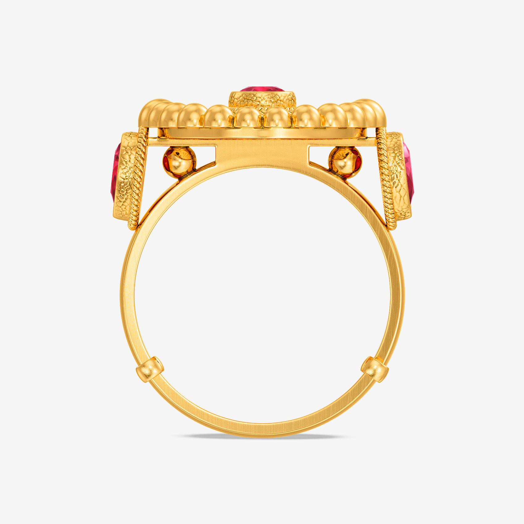 Lustrous Contour Gold Ring alternate view 1
