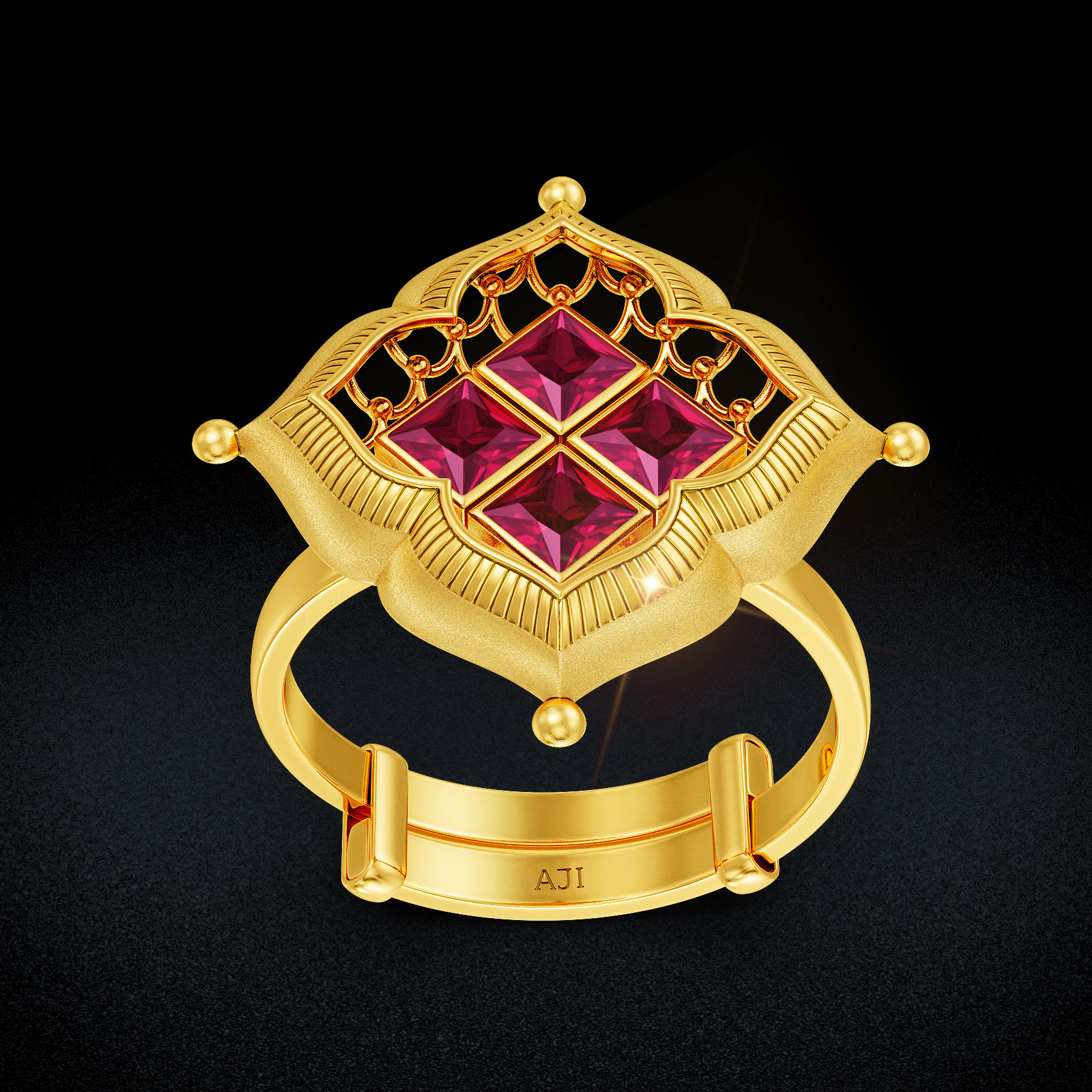 Flourishing Grace Gold Ring image