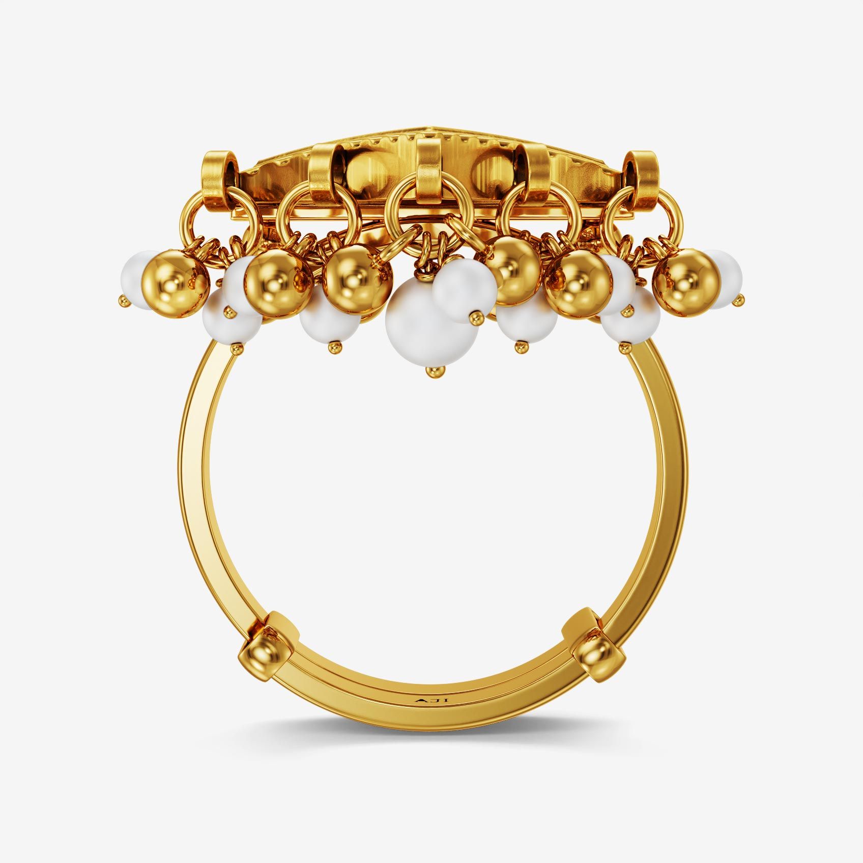 Majestic Bloom Flow Gold Ring alternate view 1