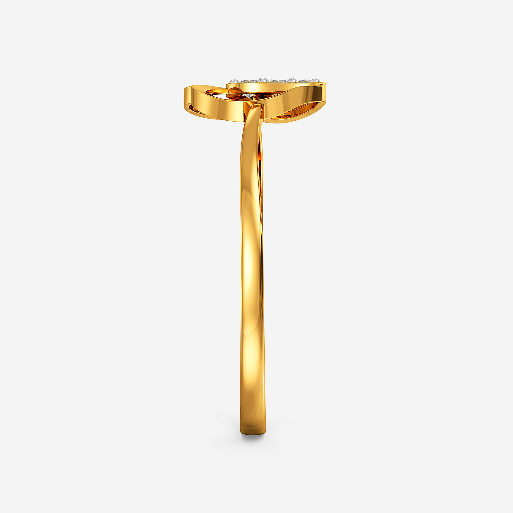 Love Drift Gold Ring alternate view 1