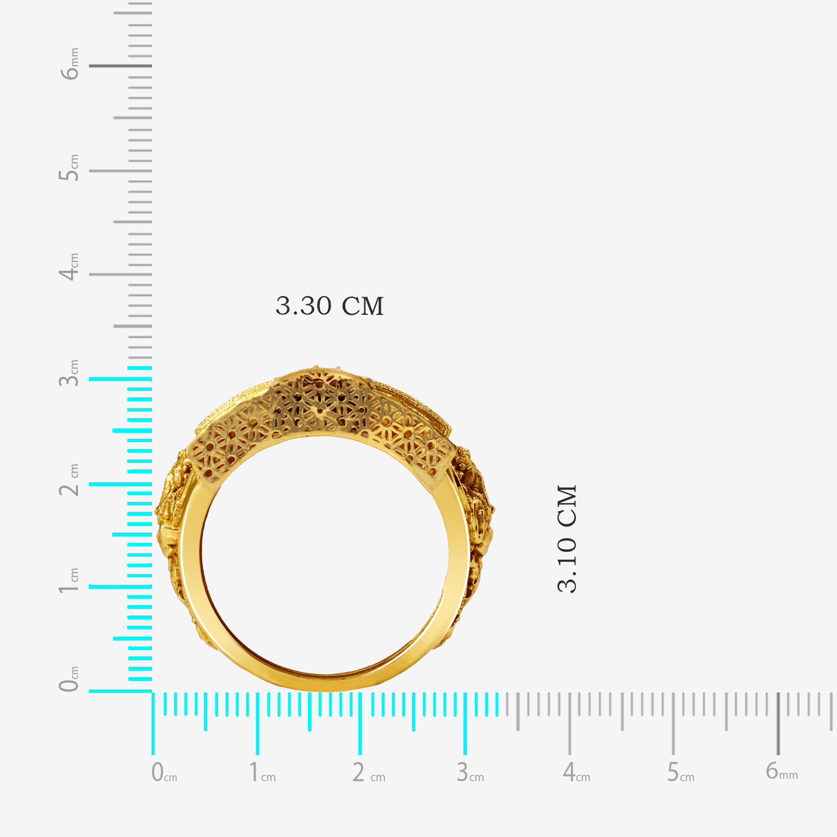 Shrine Ganesha Gold Ring alternate view 3