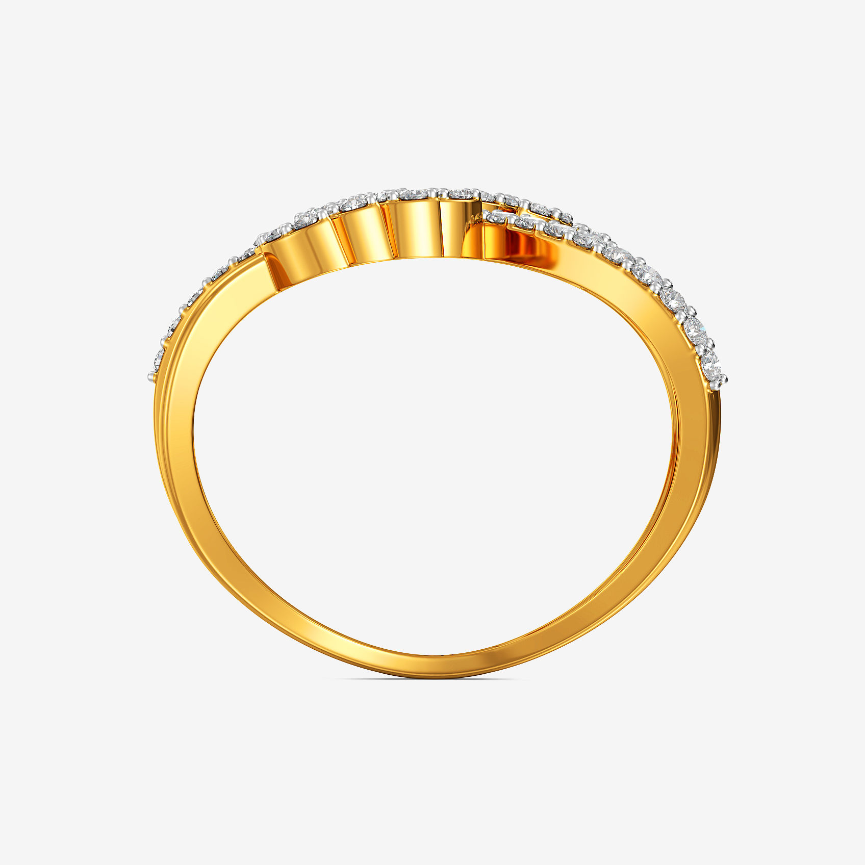 Vine Criss Gold Ring alternate view 2
