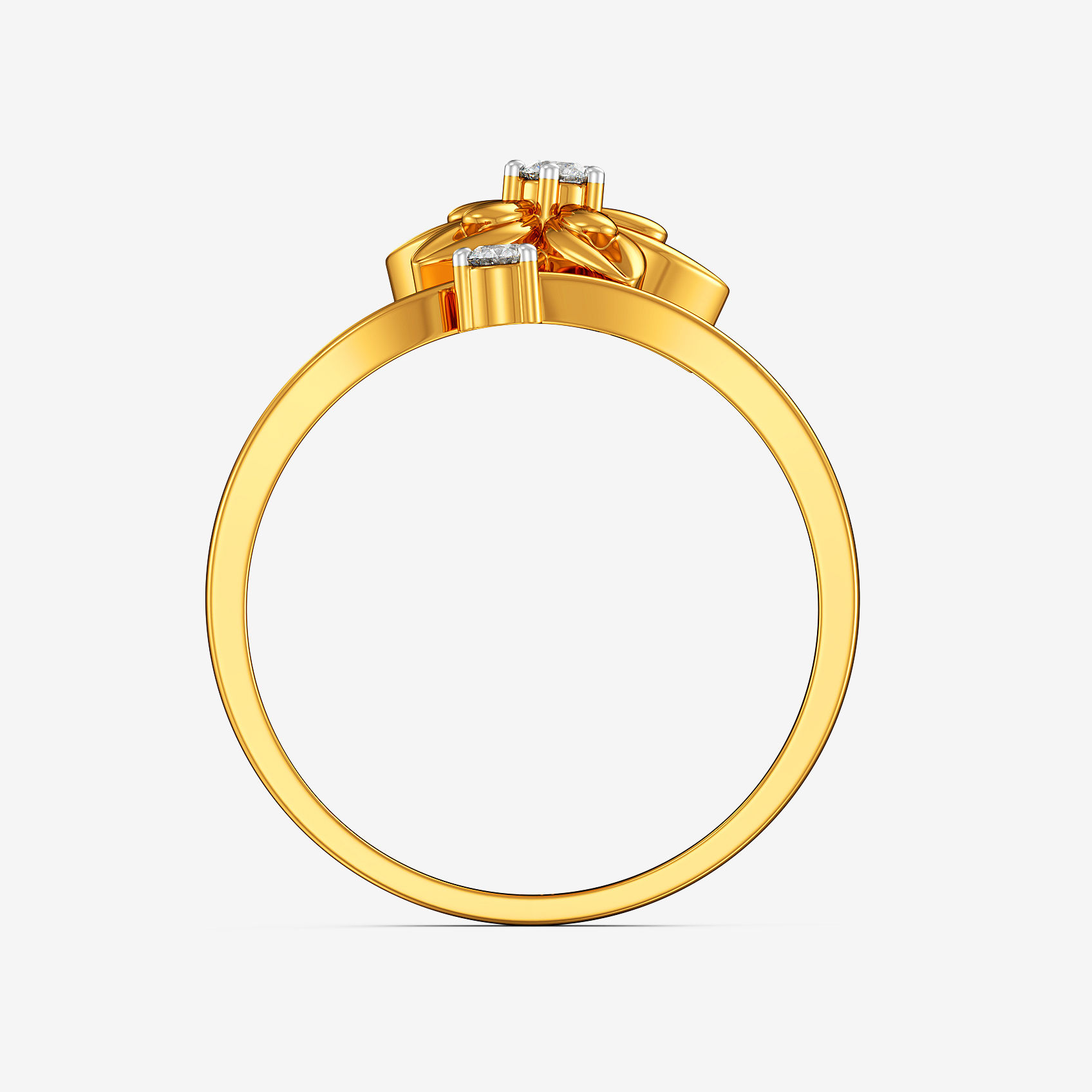 Solo Bloom Gold Ring alternate view 2