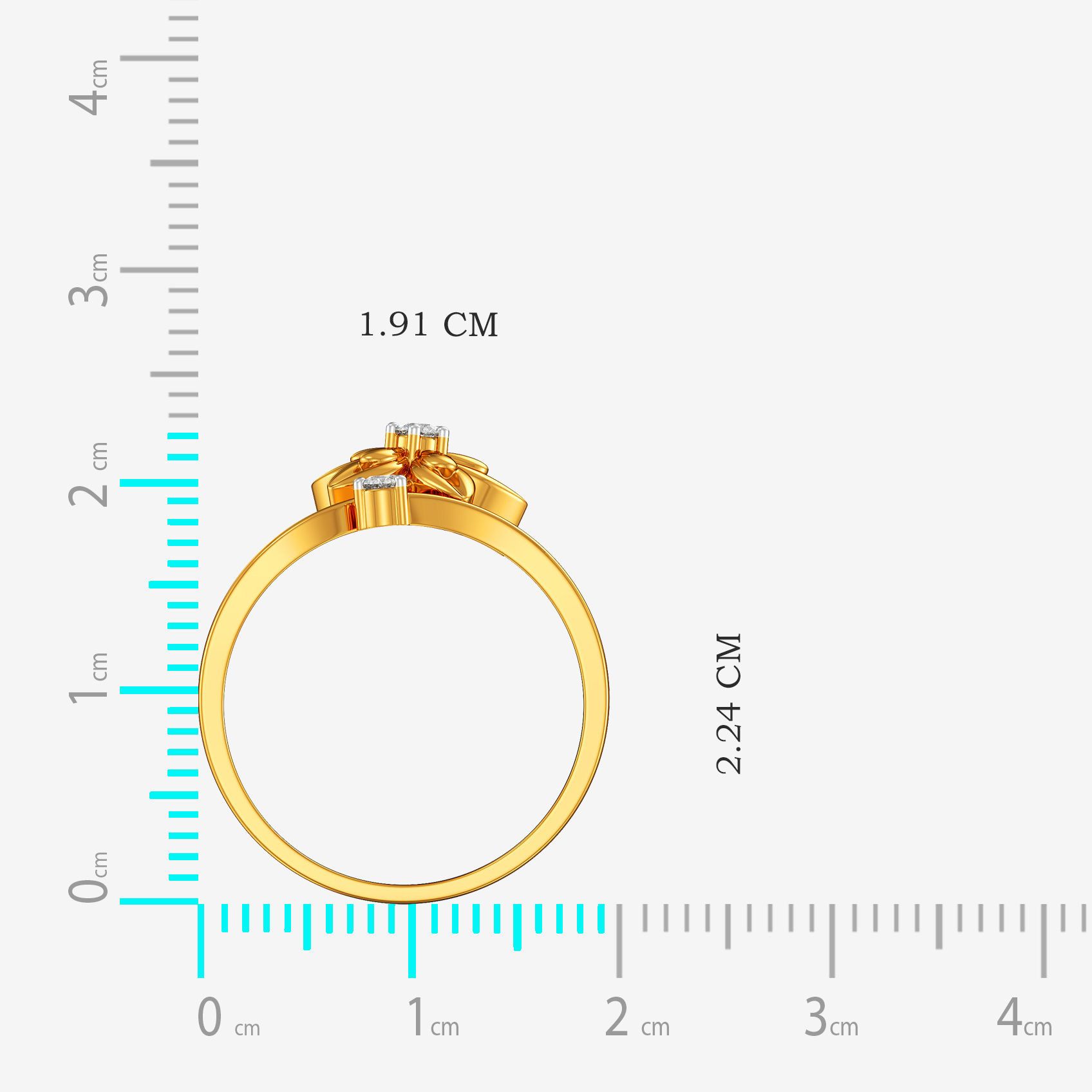 Solo Bloom Gold Ring alternate view 3
