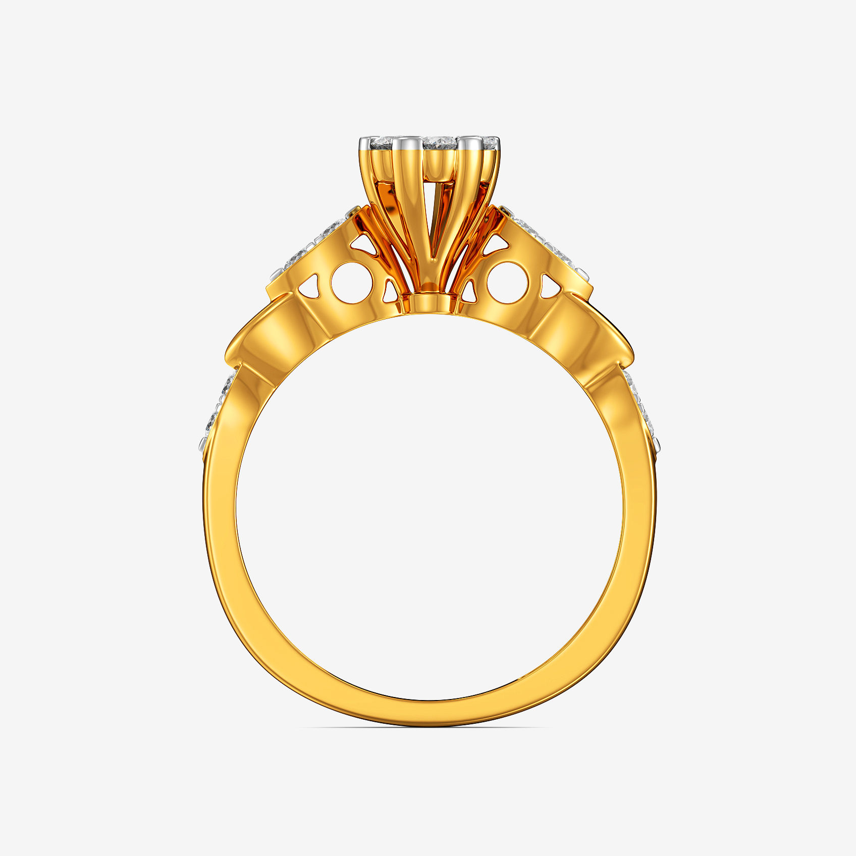Radiant Bloom Gold Ring alternate view 2
