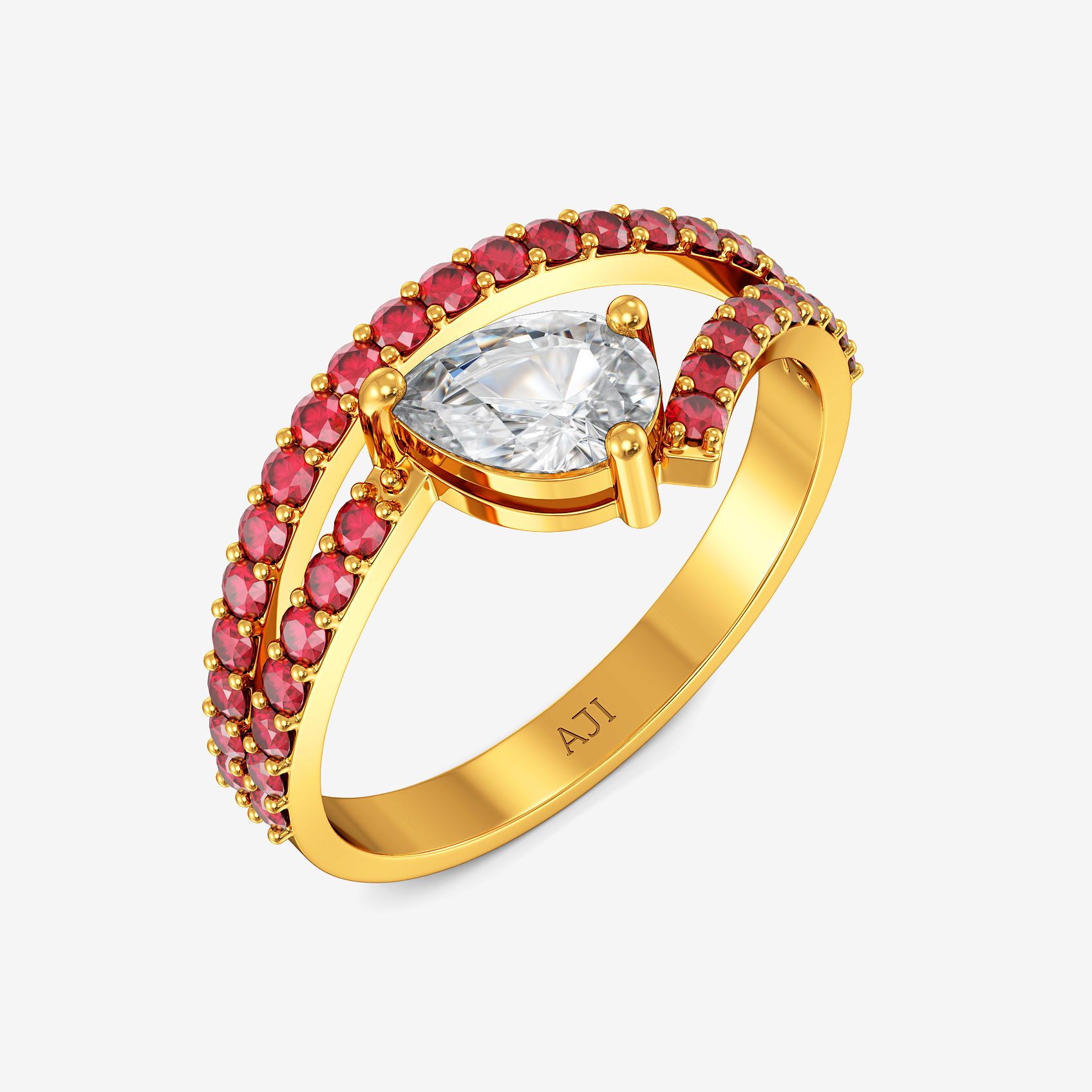 Glint Dew Gold Ring