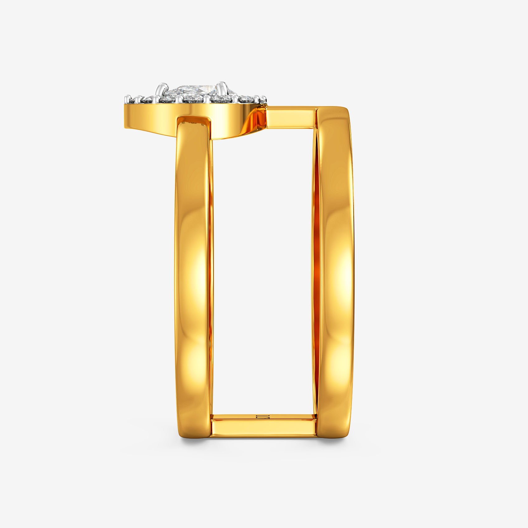 Dewy Stack Gold Ring alternate view 1