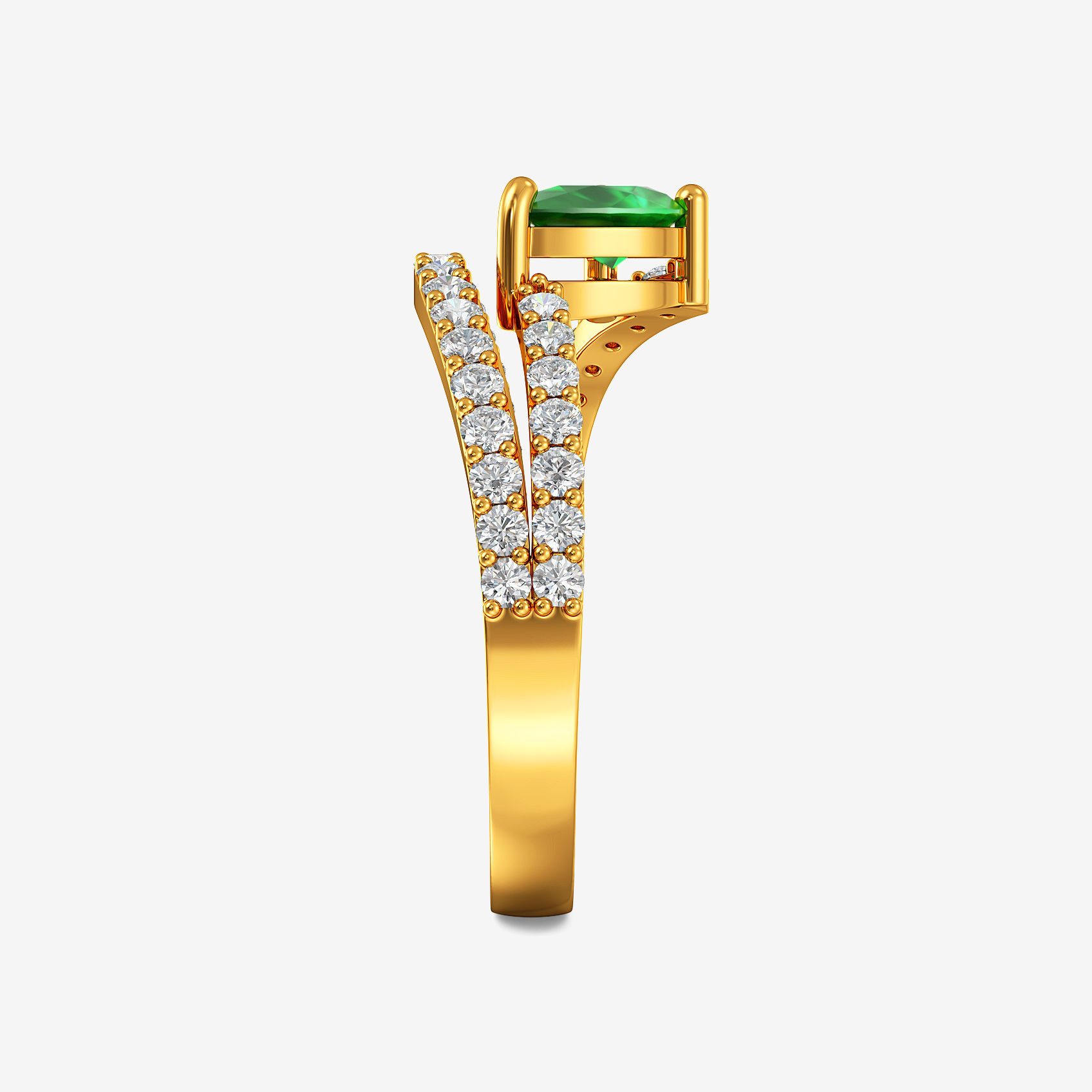 Verdant Dew Gold Ring alternate view 1