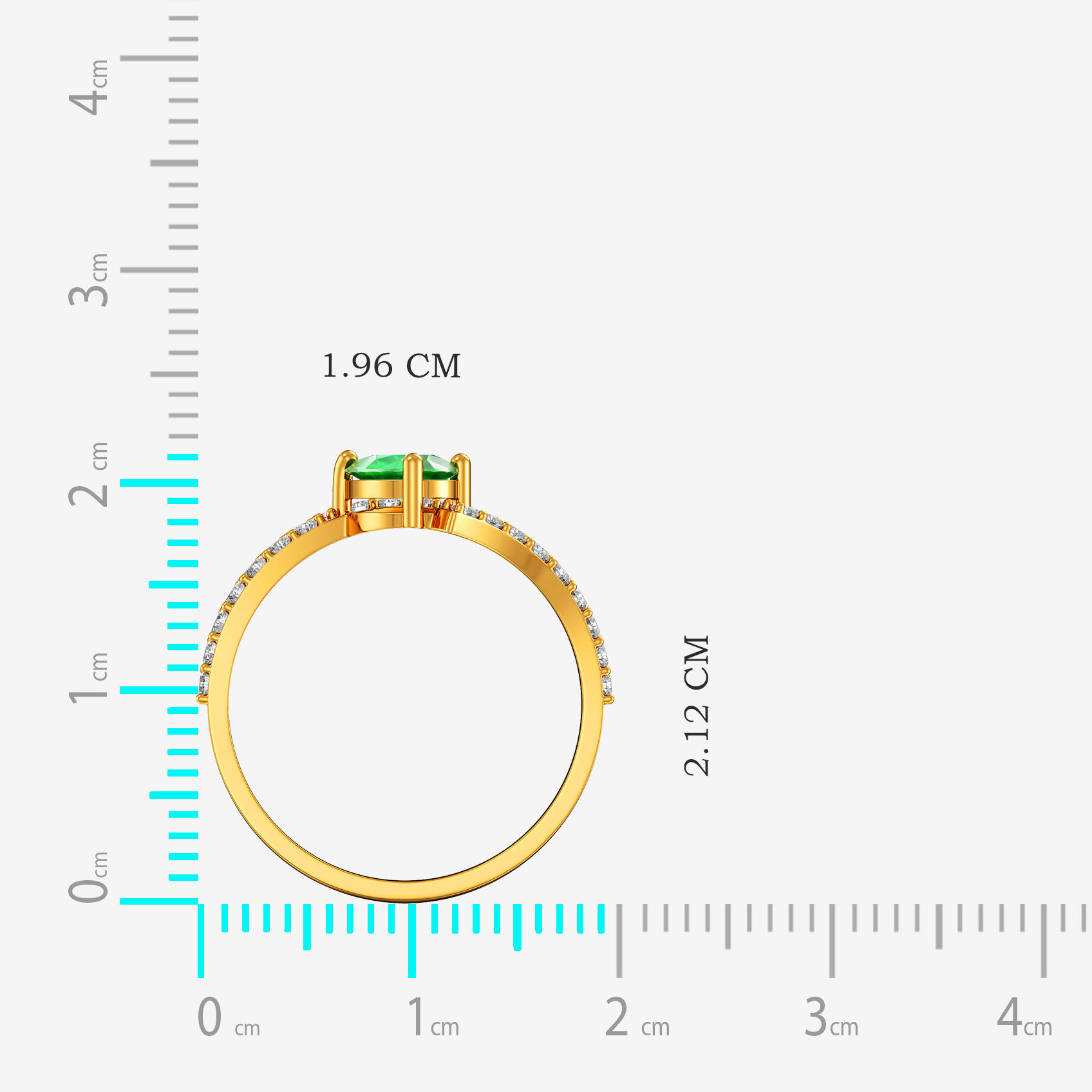 Verdant Dew Gold Ring alternate view 3