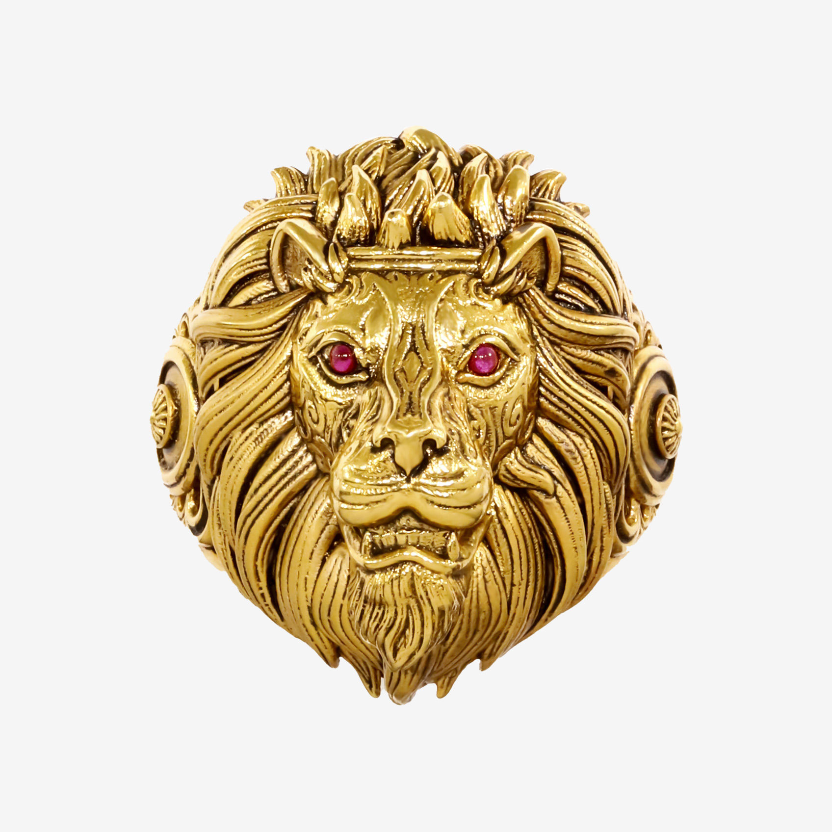 Lion Sovereign Gold Mens Ring image