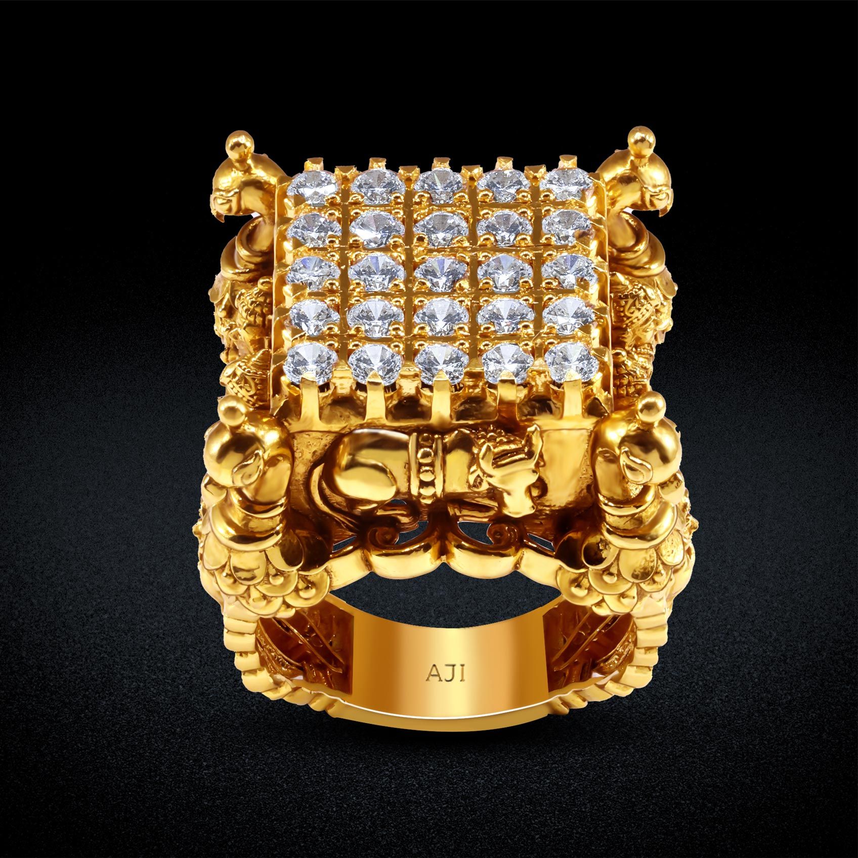 Divine Duo Gold Ring image