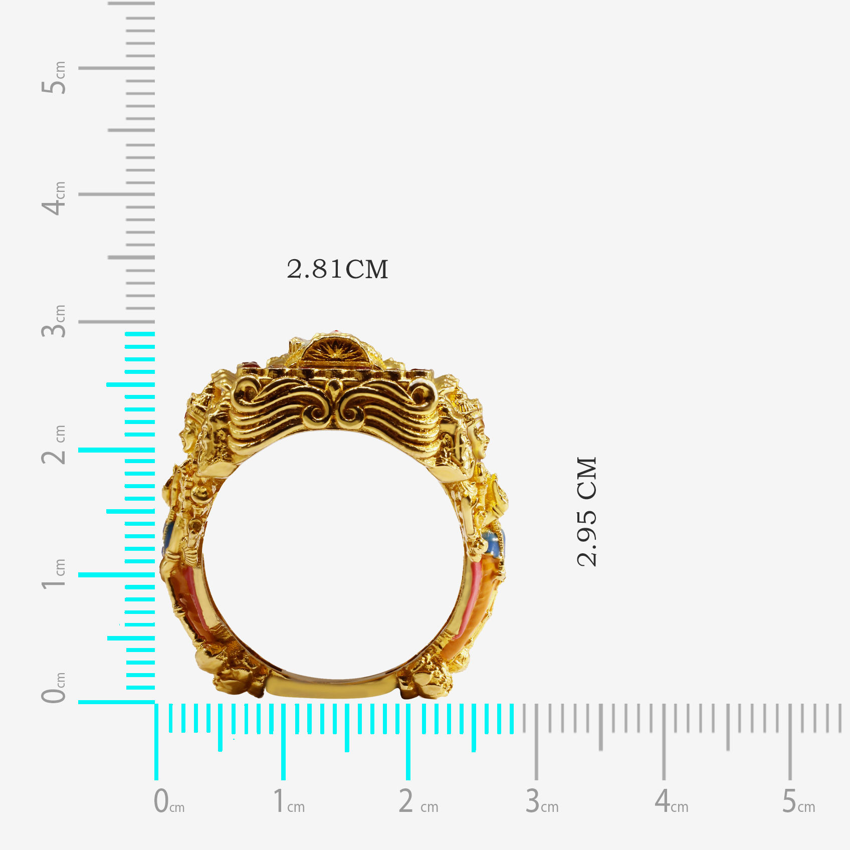 Vishwaroop Splendor Gold Ring alternate view 3