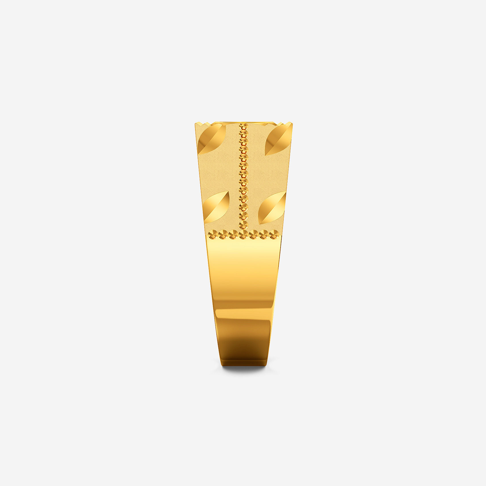 Vine Stripe Gold Kids Ring alternate view 1