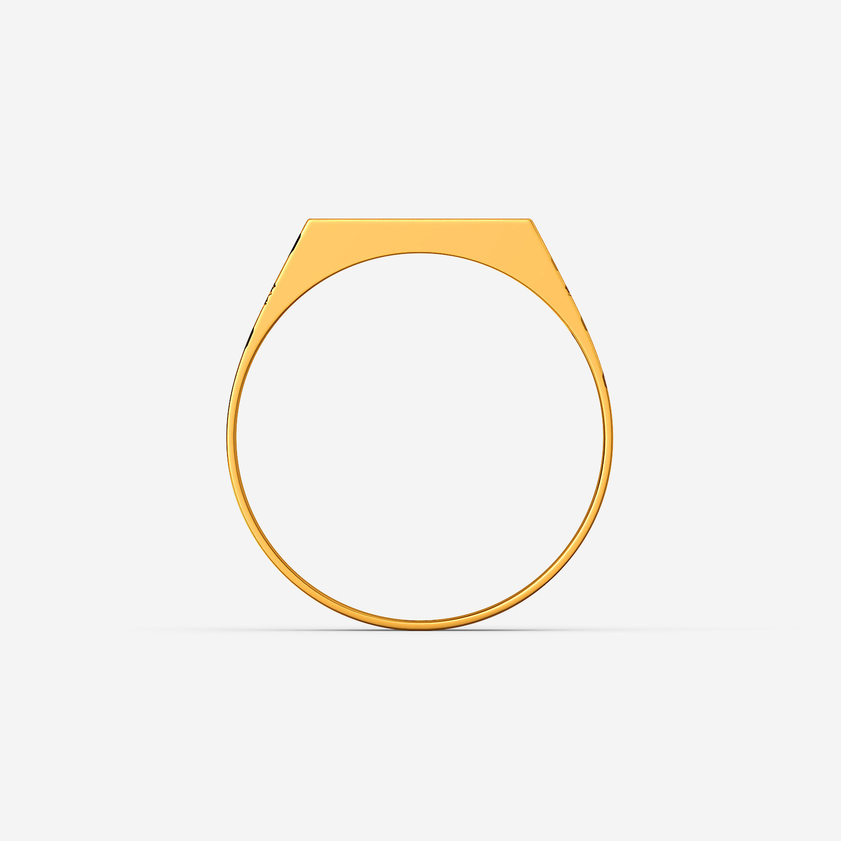 Leaf Edge Gold Kids Ring alternate view 2