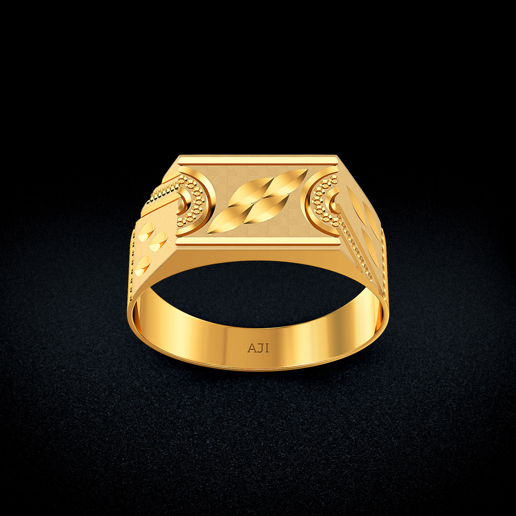 Vine Drift Gold Kids Ring image