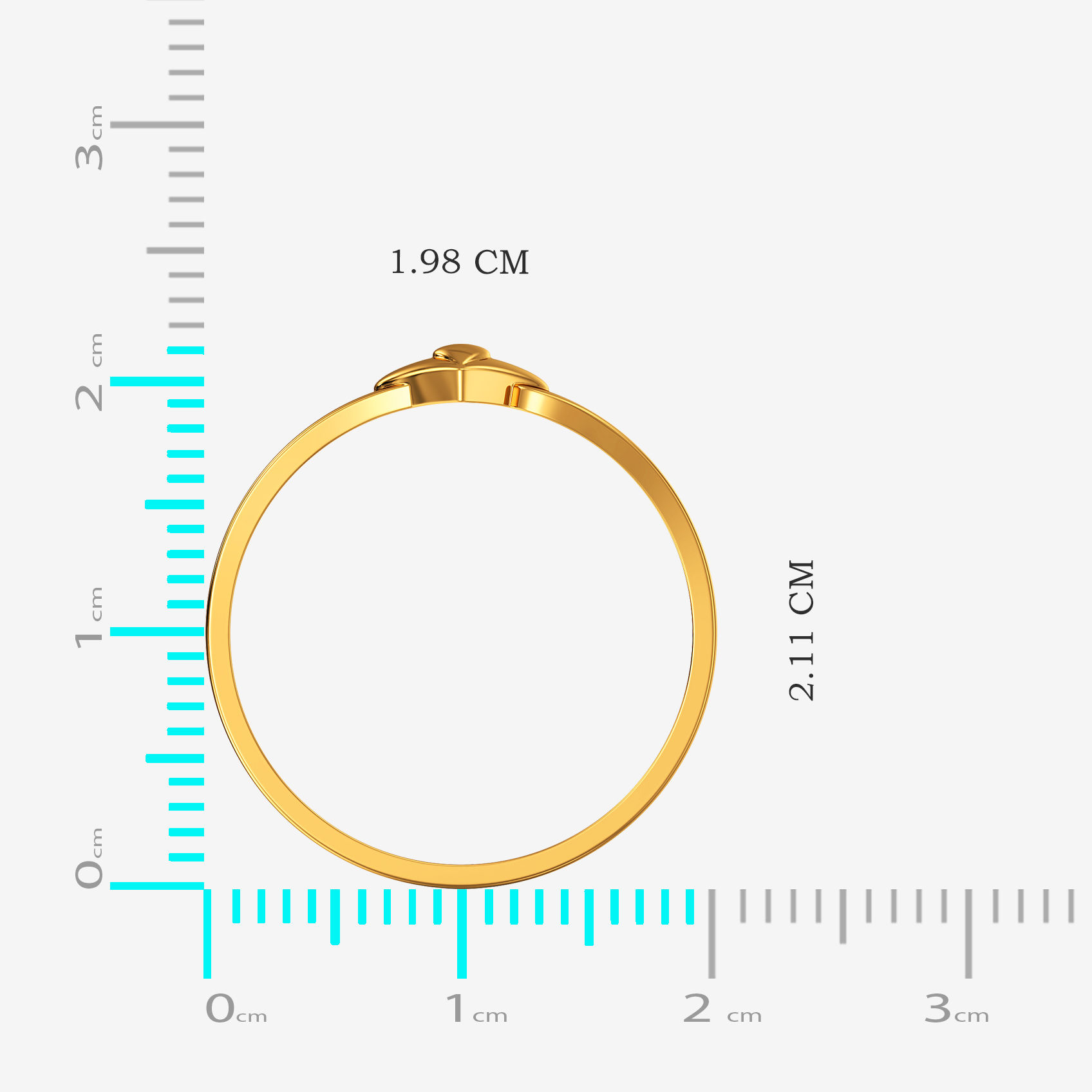 Vine Heart Gold Ring alternate view 3