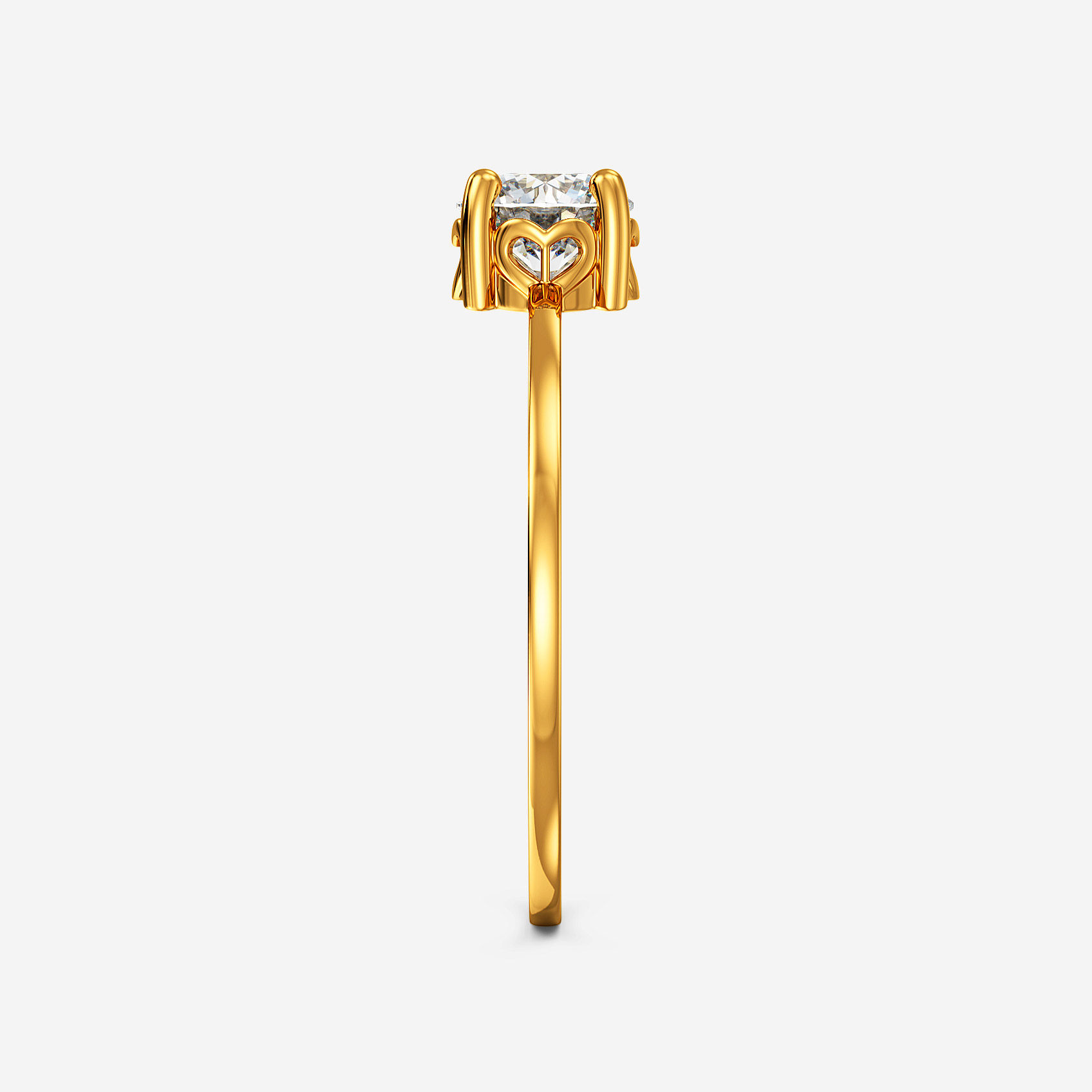 Pure Spark Gold Ring alternate view 1