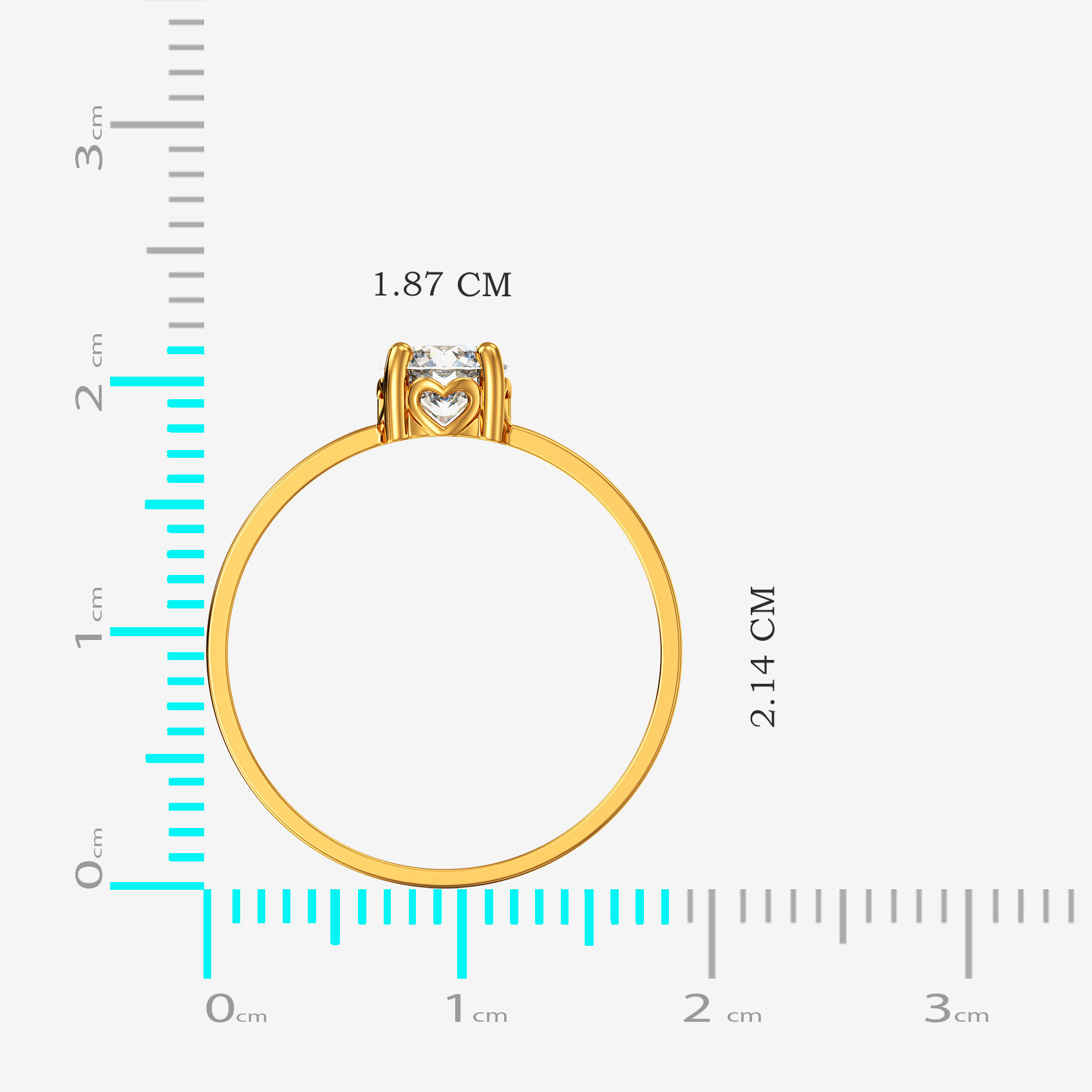 Pure Spark Gold Ring alternate view 3