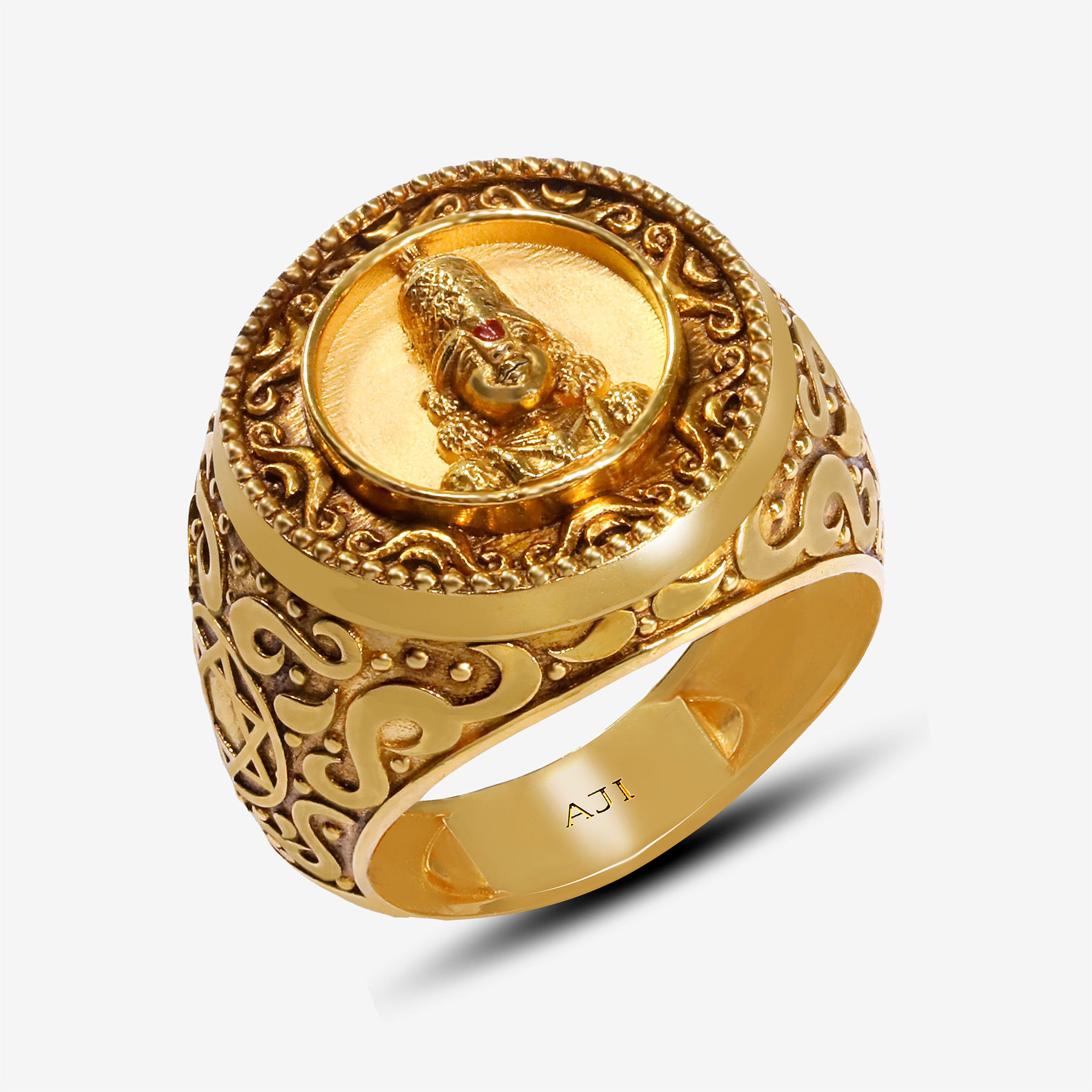 Venkata Aura Gold Mens Ring